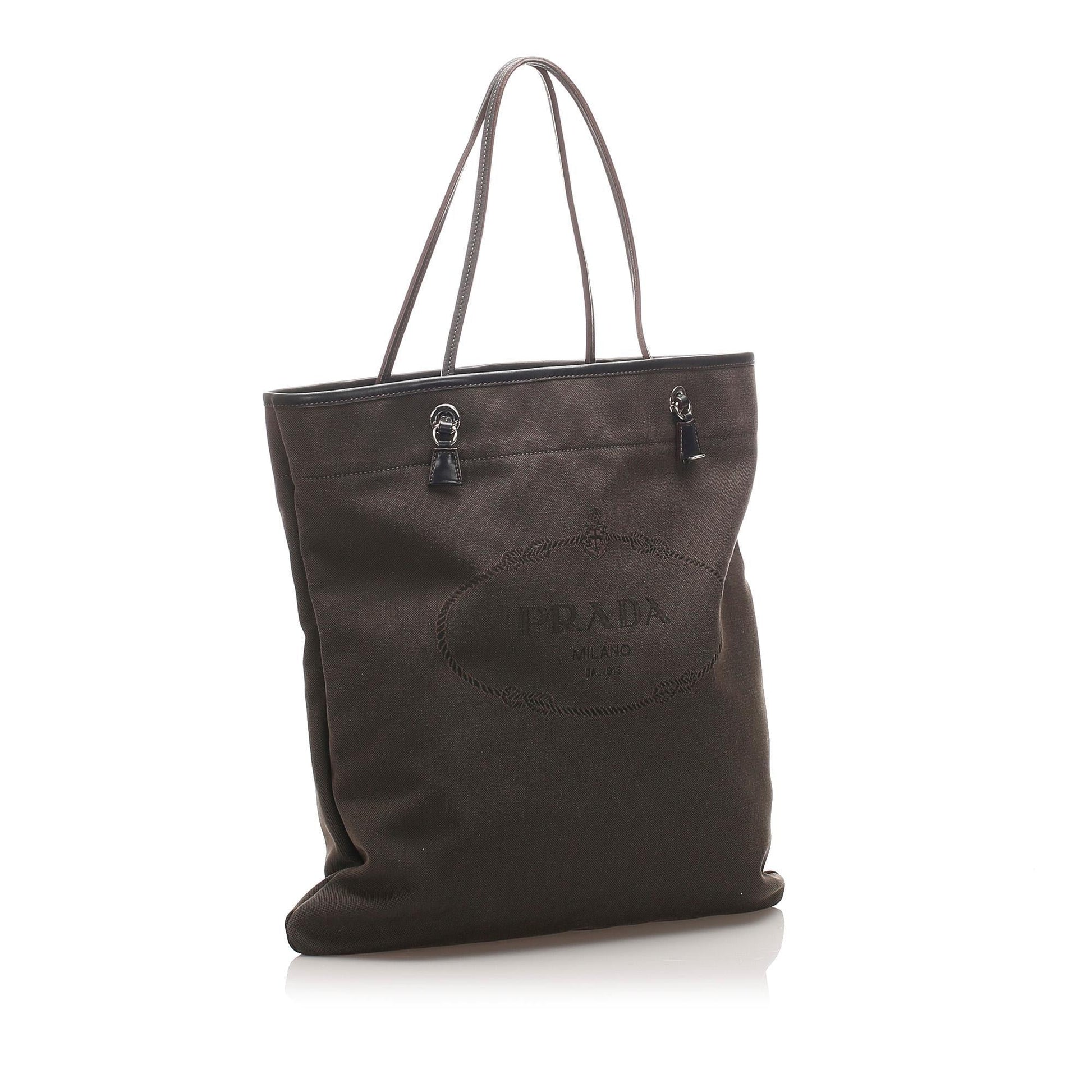 Prada Canapa Canvas Tote ( )