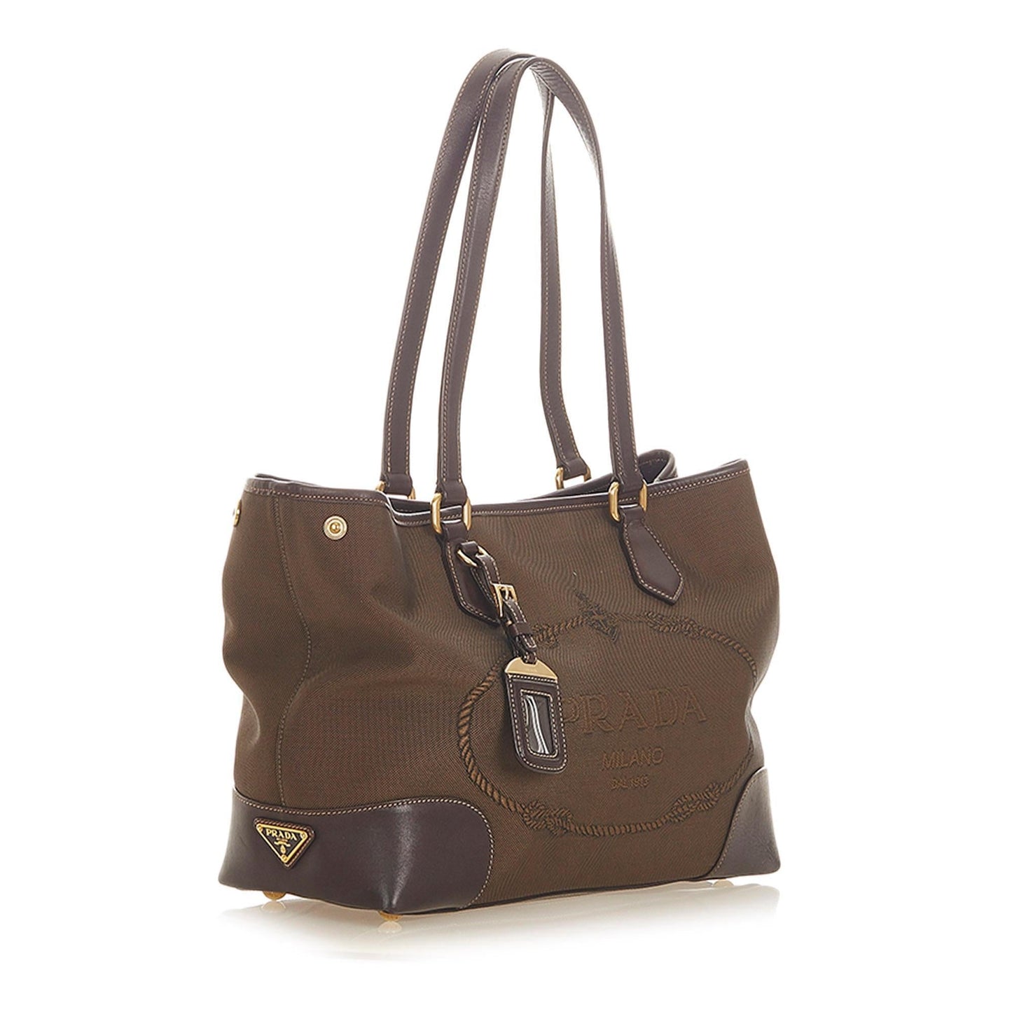 Prada Canapa Canvas Tote Bag ( )
