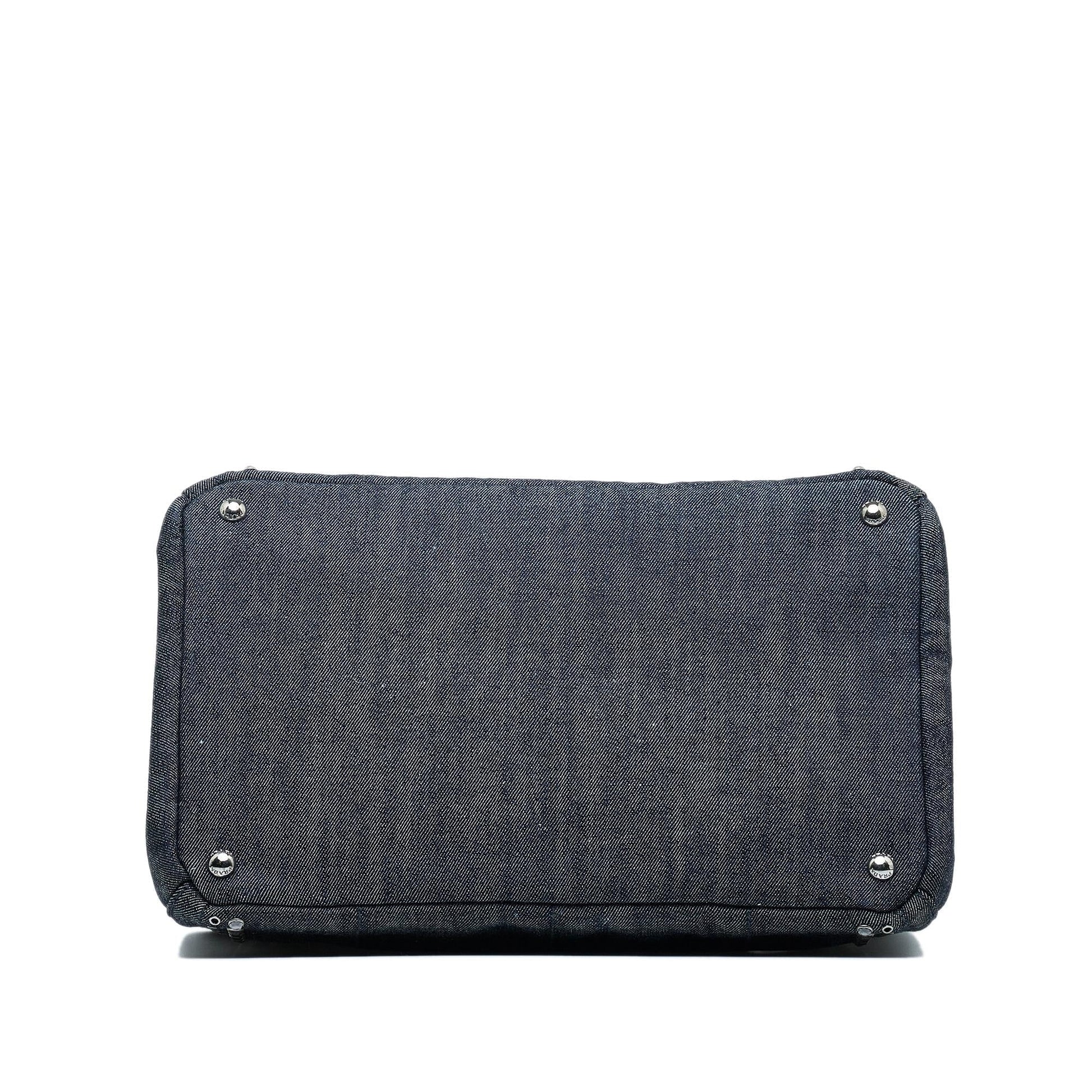 Prada Canapa Jeweled Satchel (SHG-VCMwnw)