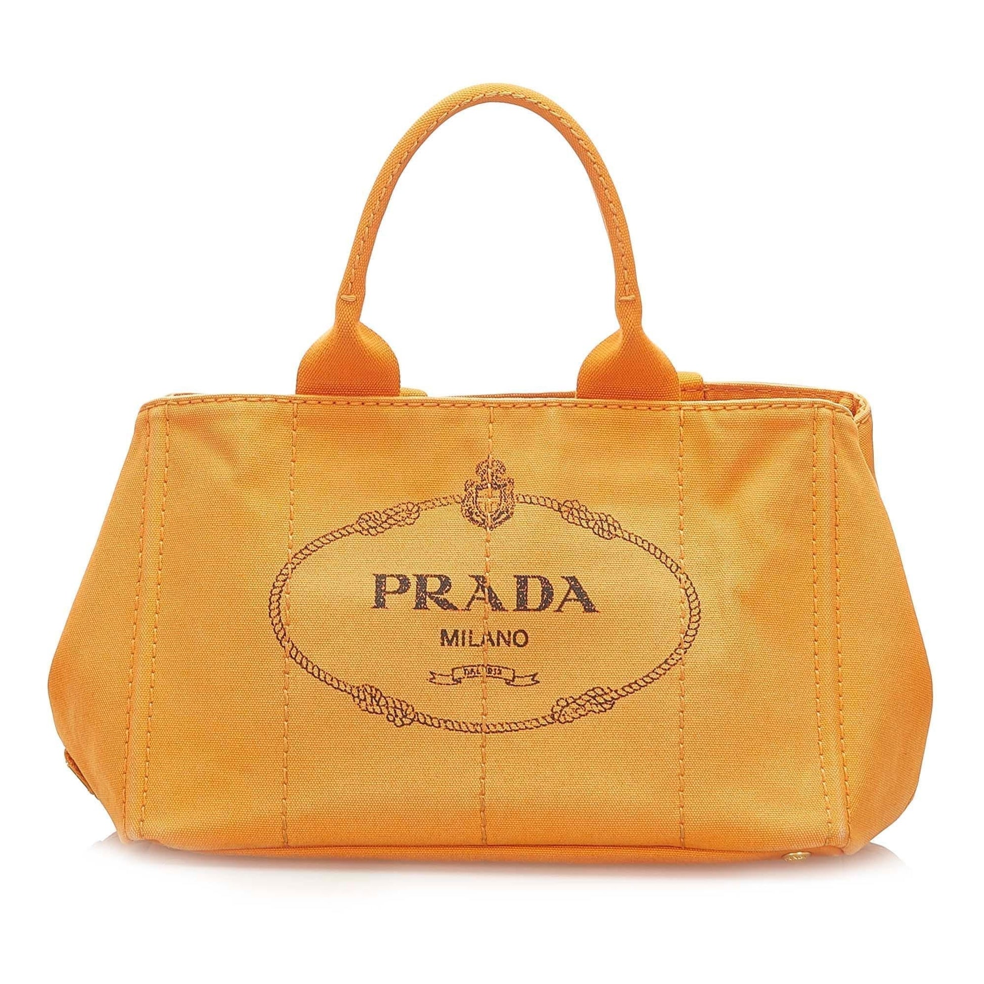 Prada Canapa Logo Canvas Tote ( )