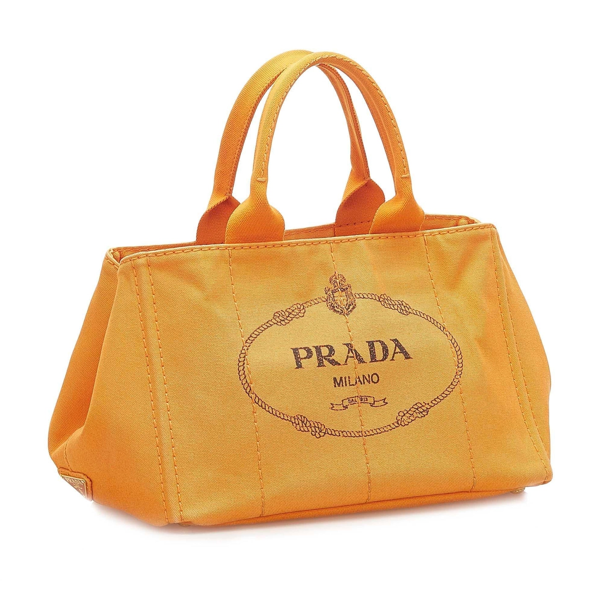Prada Canapa Logo Canvas Tote ( )