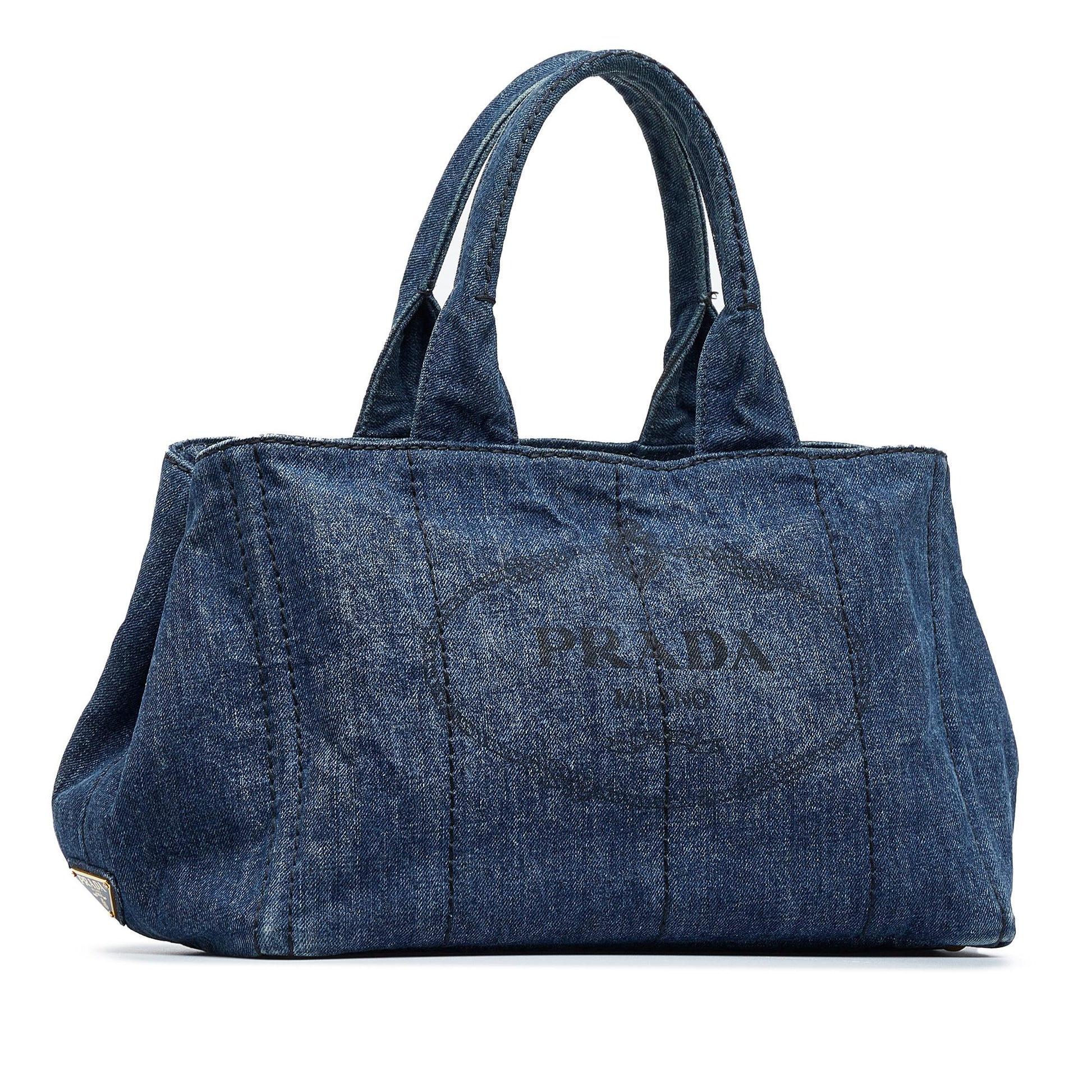 Prada Canapa Logo Tote Bag (SHG-kCfCD3)