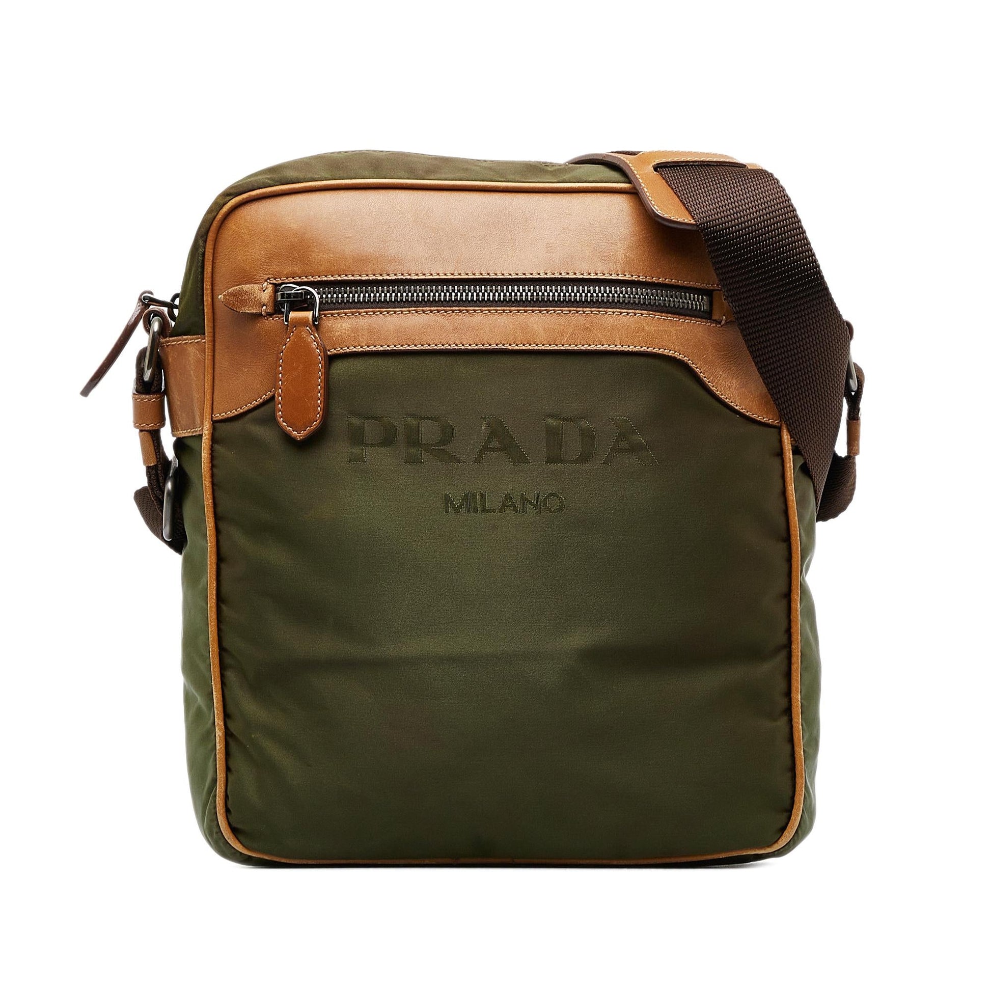 Prada Canapa Logo Tessuto Crossbody ( )