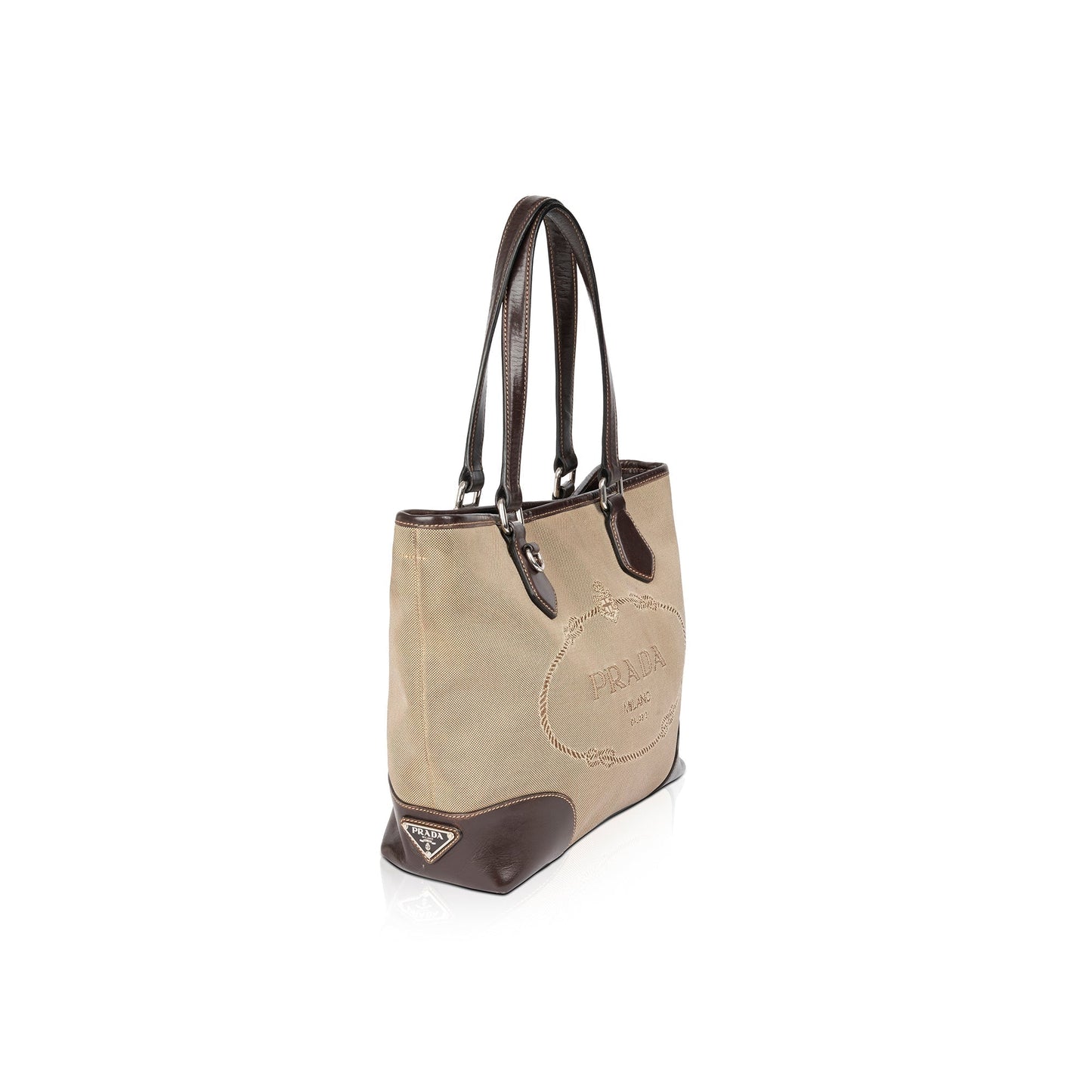 Prada Canapa Logo Tote