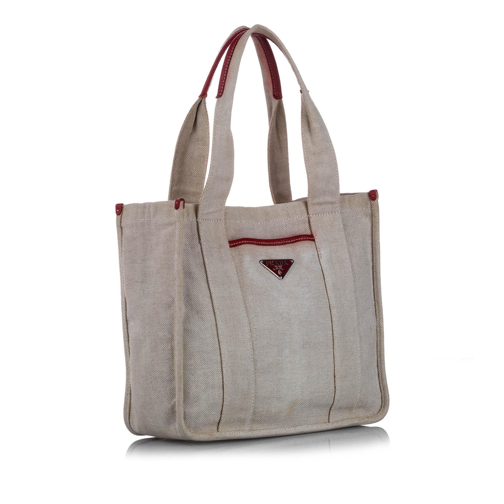 Prada Canvas Tote Bag ( )