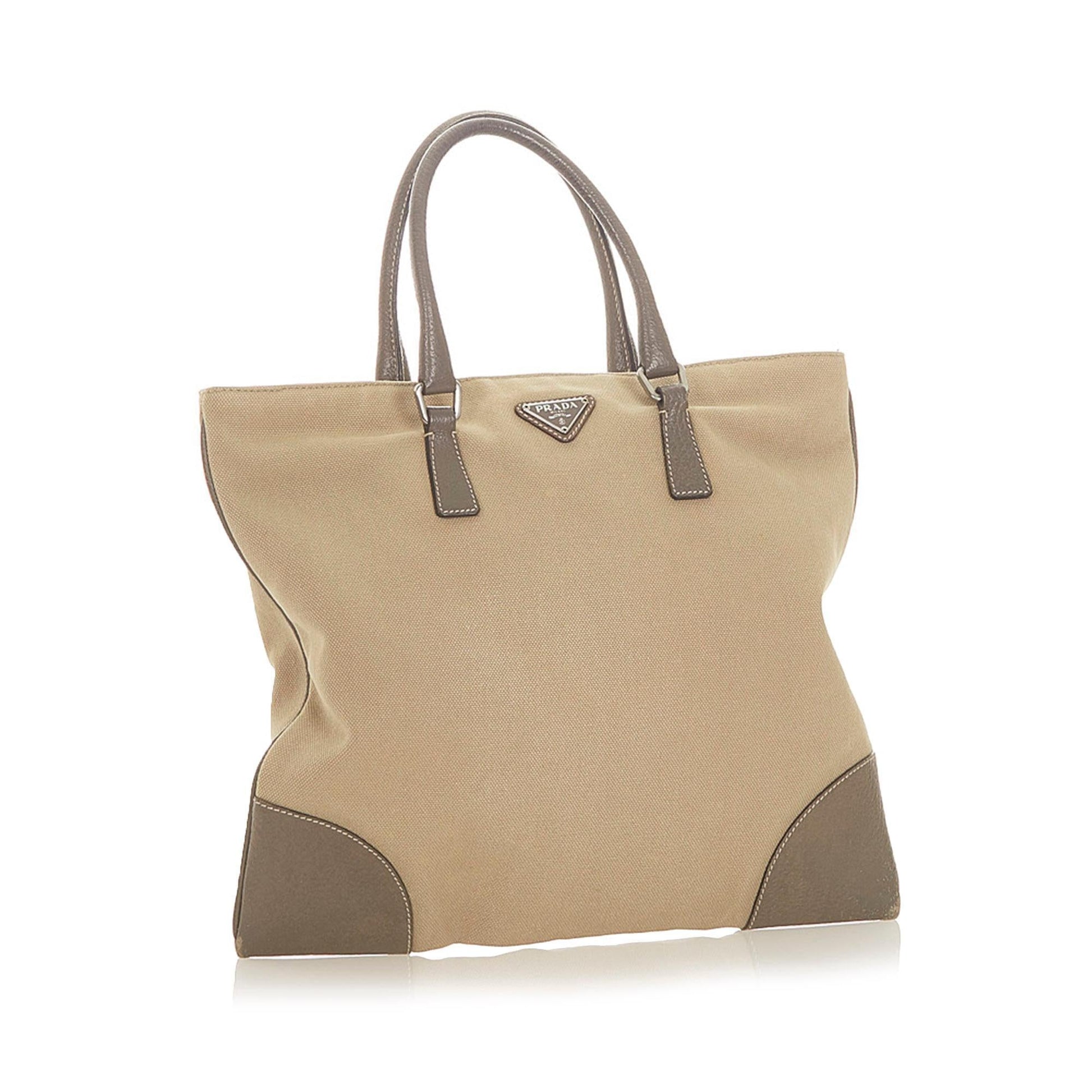 Prada Canvas Tote Bag ( )