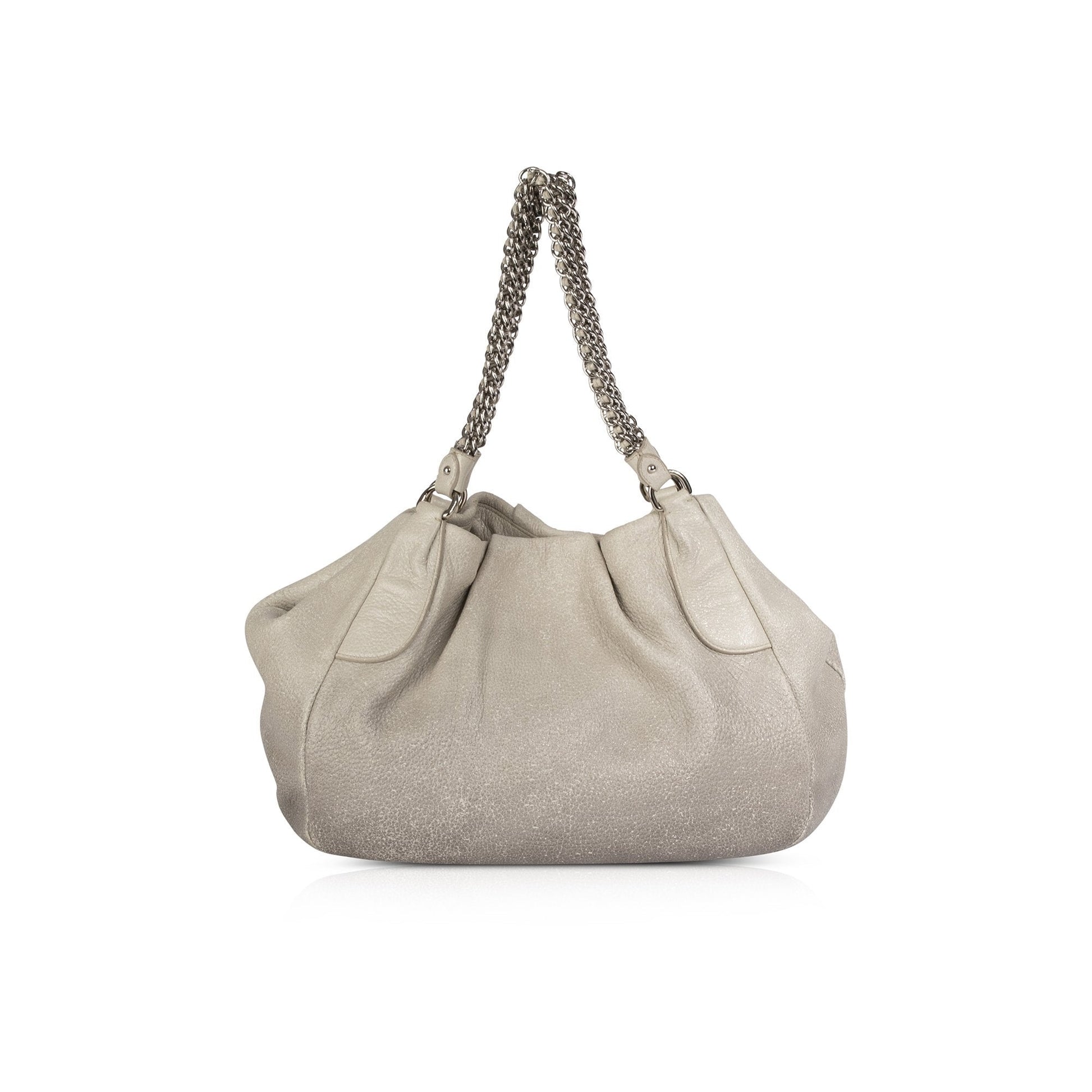 Prada Cervo Lux Chain Hobo