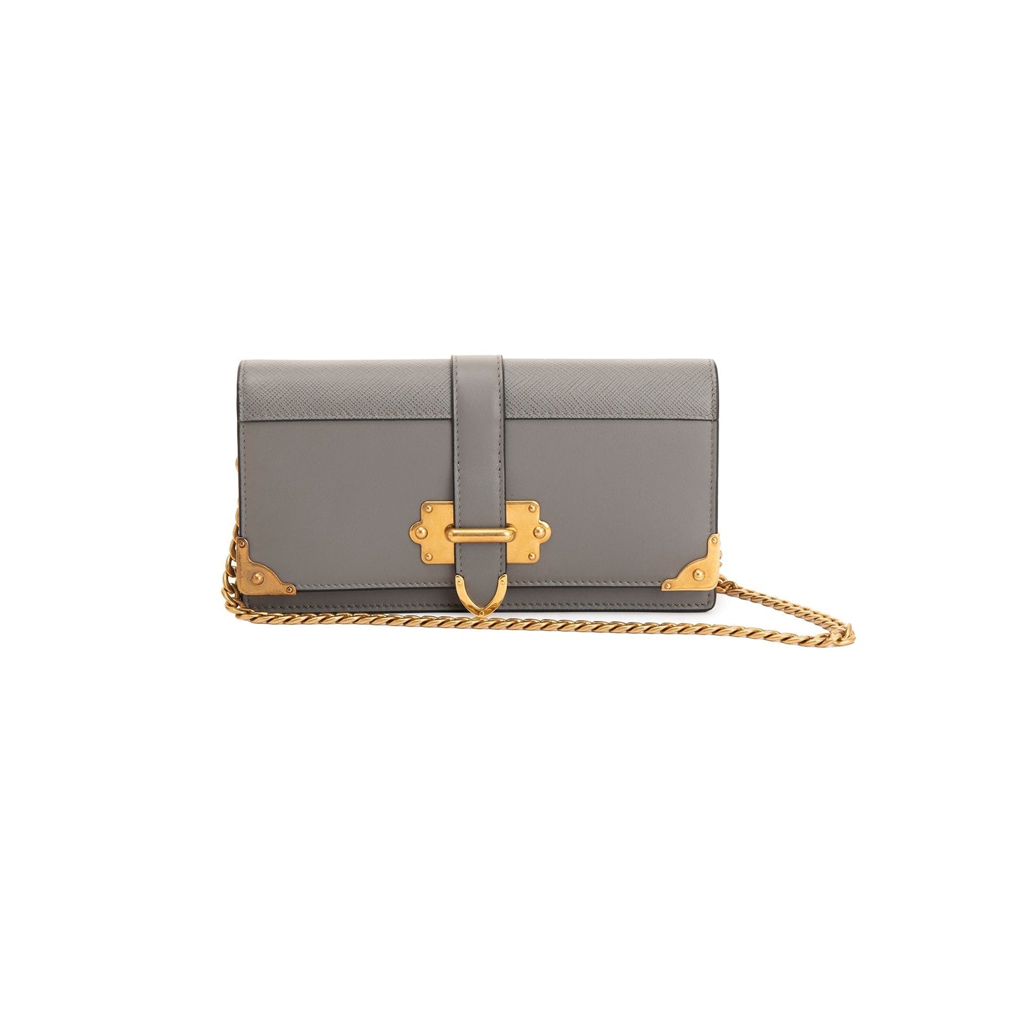 Prada City Calf Cahier Wallet on Chain