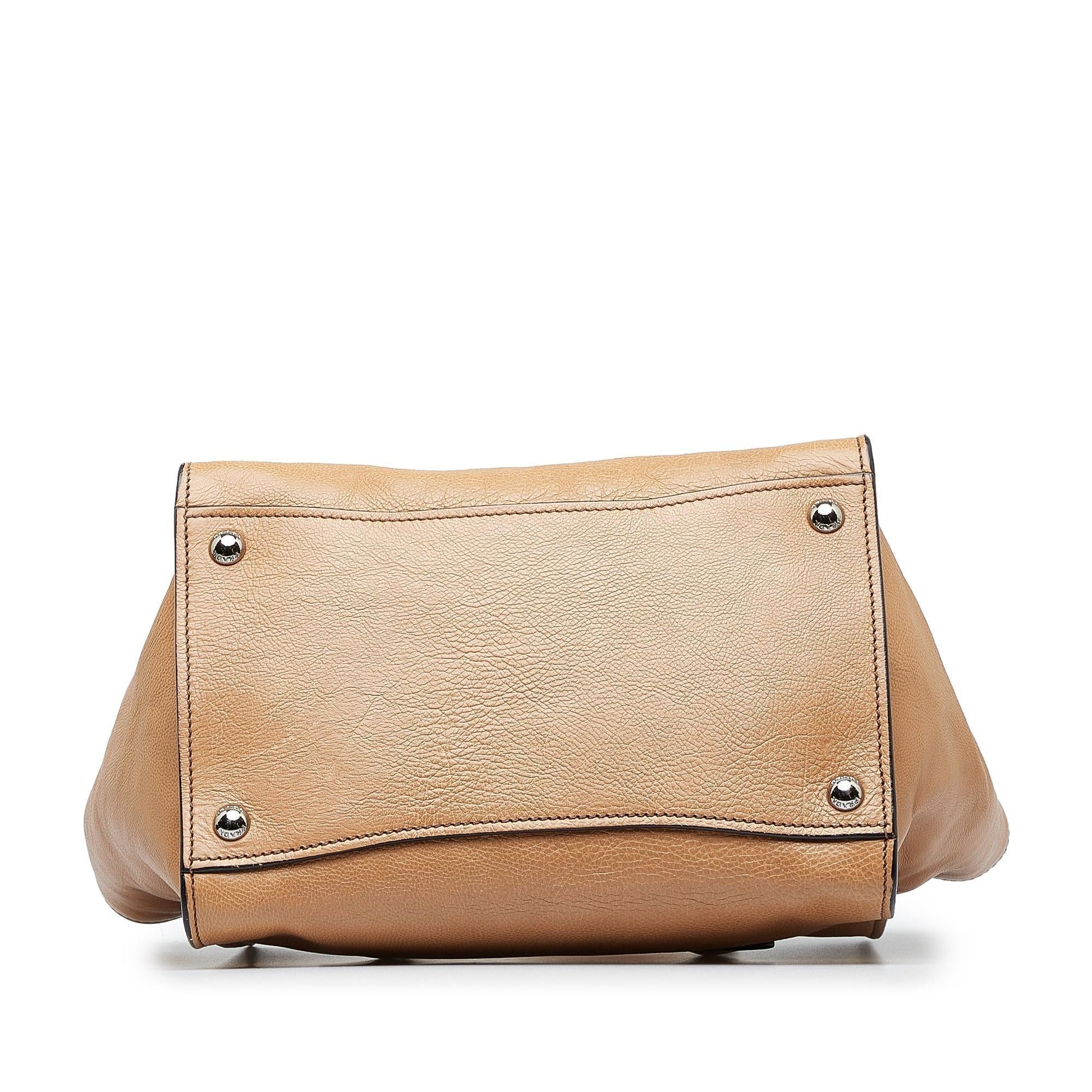 Prada City Calf Double Zip Tote ( )