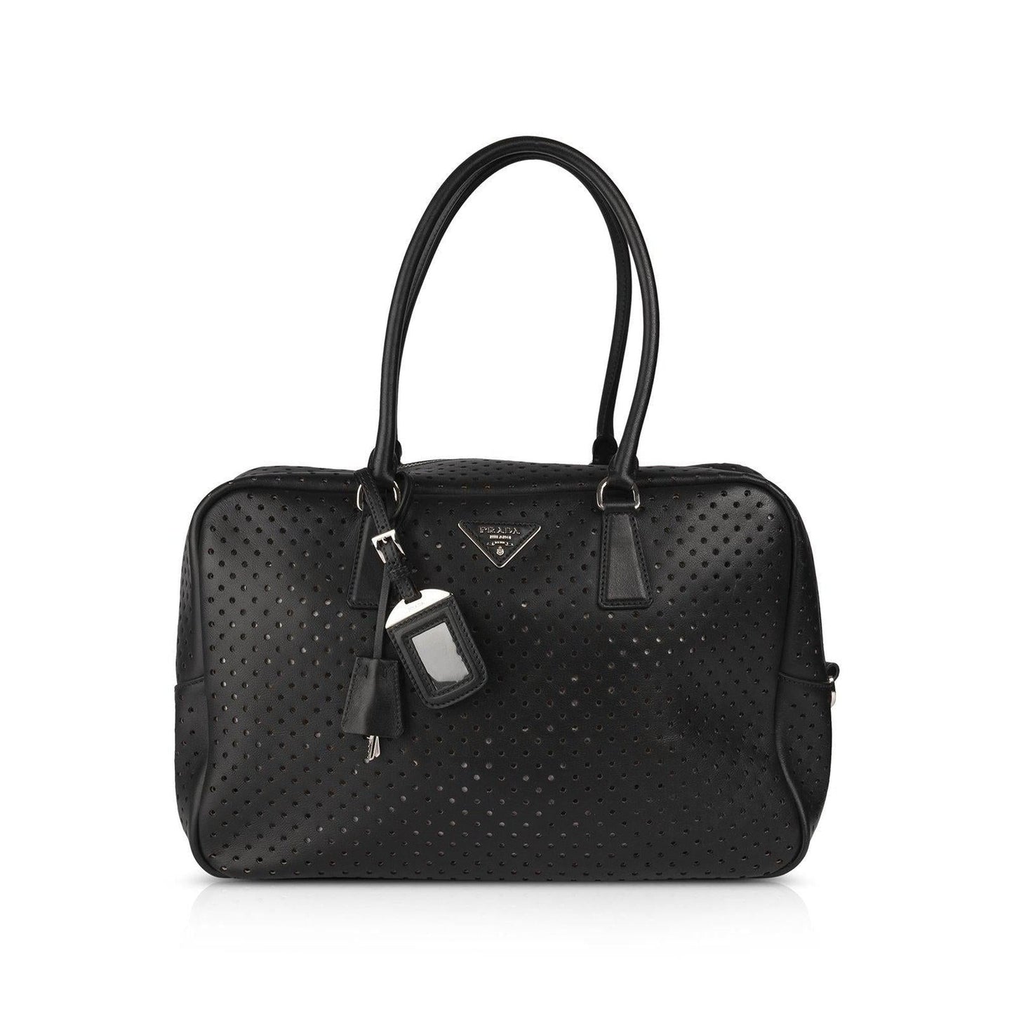 Prada City Calf Fori Bauletto Bag