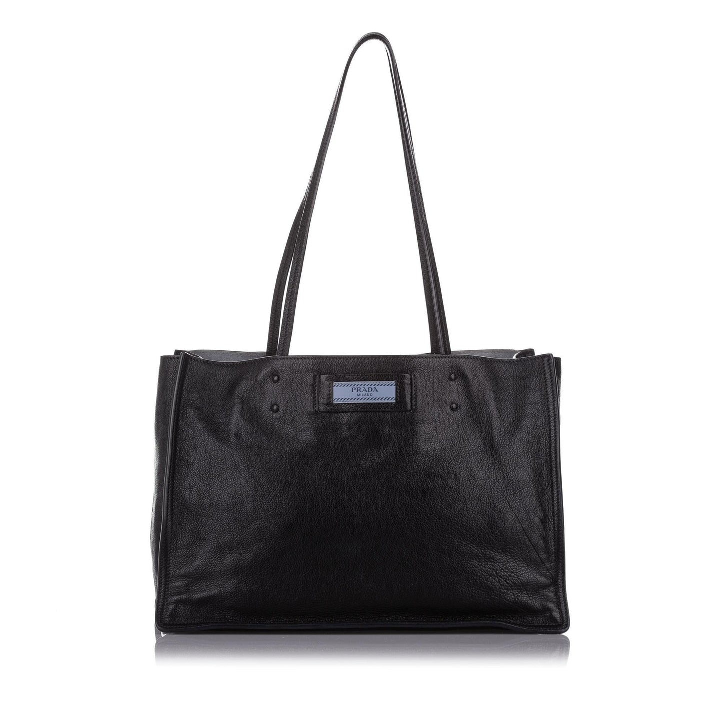 Prada Etiquette Leather Tote Bag ( )