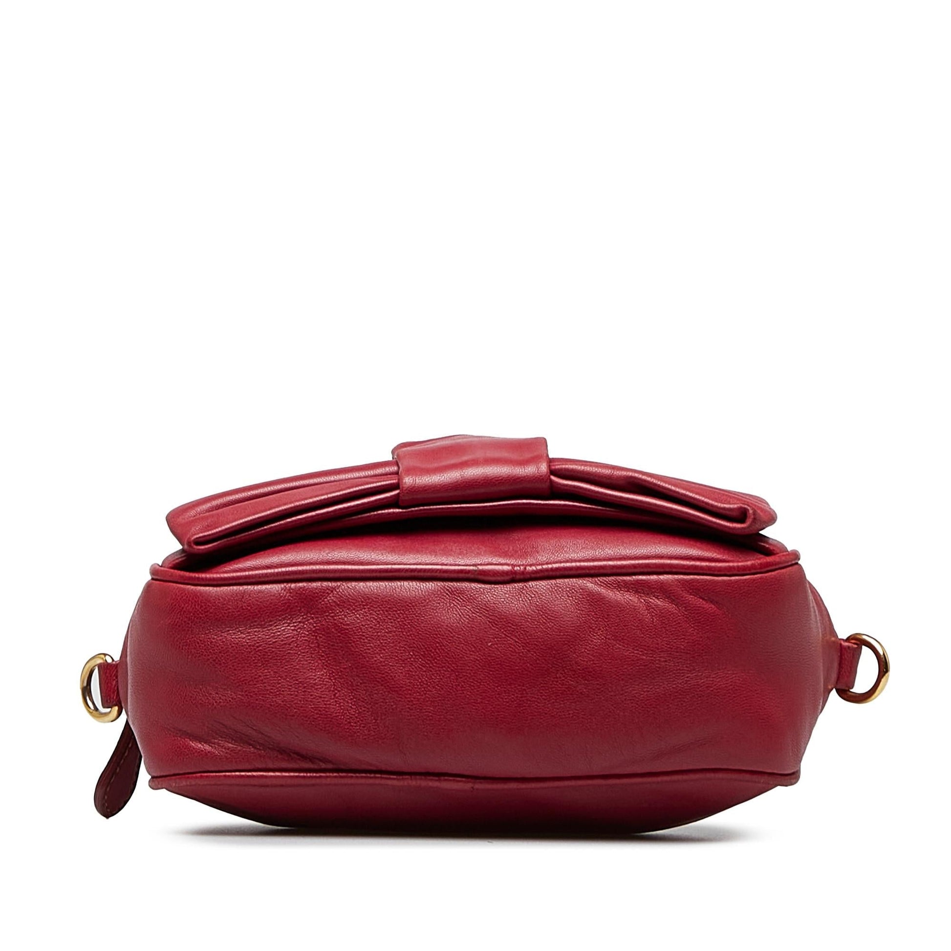 Prada Fiocco Bow Crossbody (SHG-USzc8A)