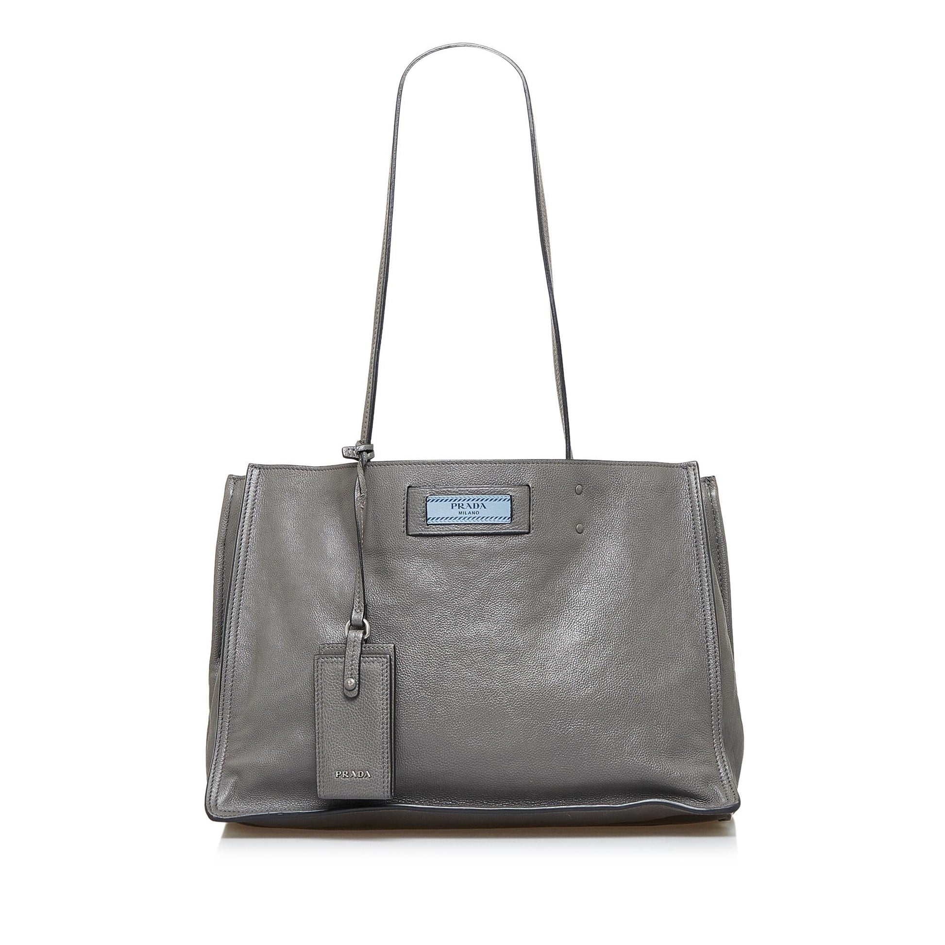 Prada Glace Calf Etiquette (SHG-oRcLXJ) Luxury Handbag