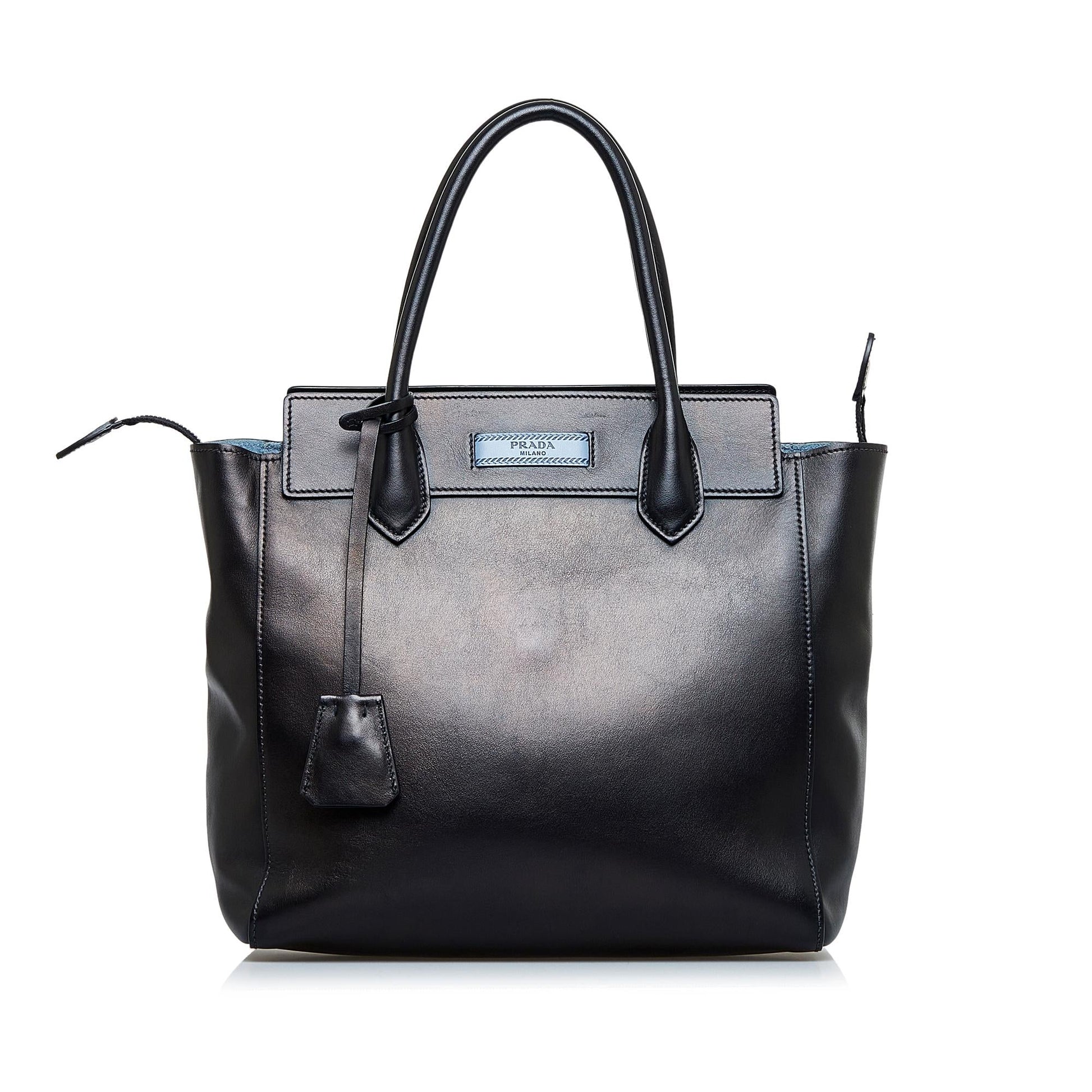 Prada Glace Calf Etiquette (SHG-RfOyU9) Luxury Handbag