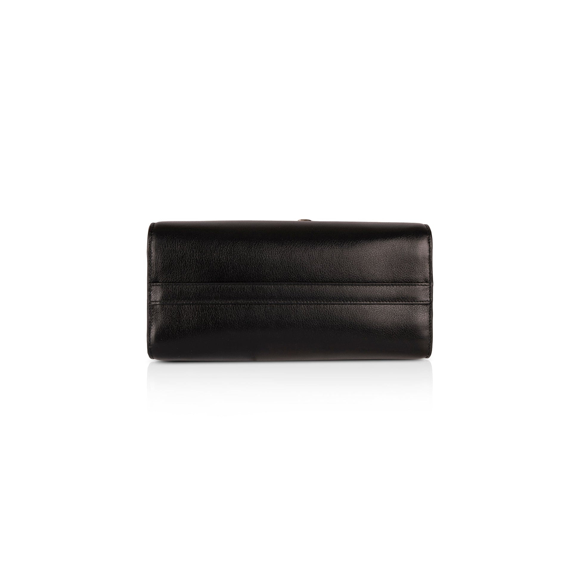 Prada Glace Calf Leather Studded Top Handle Bag