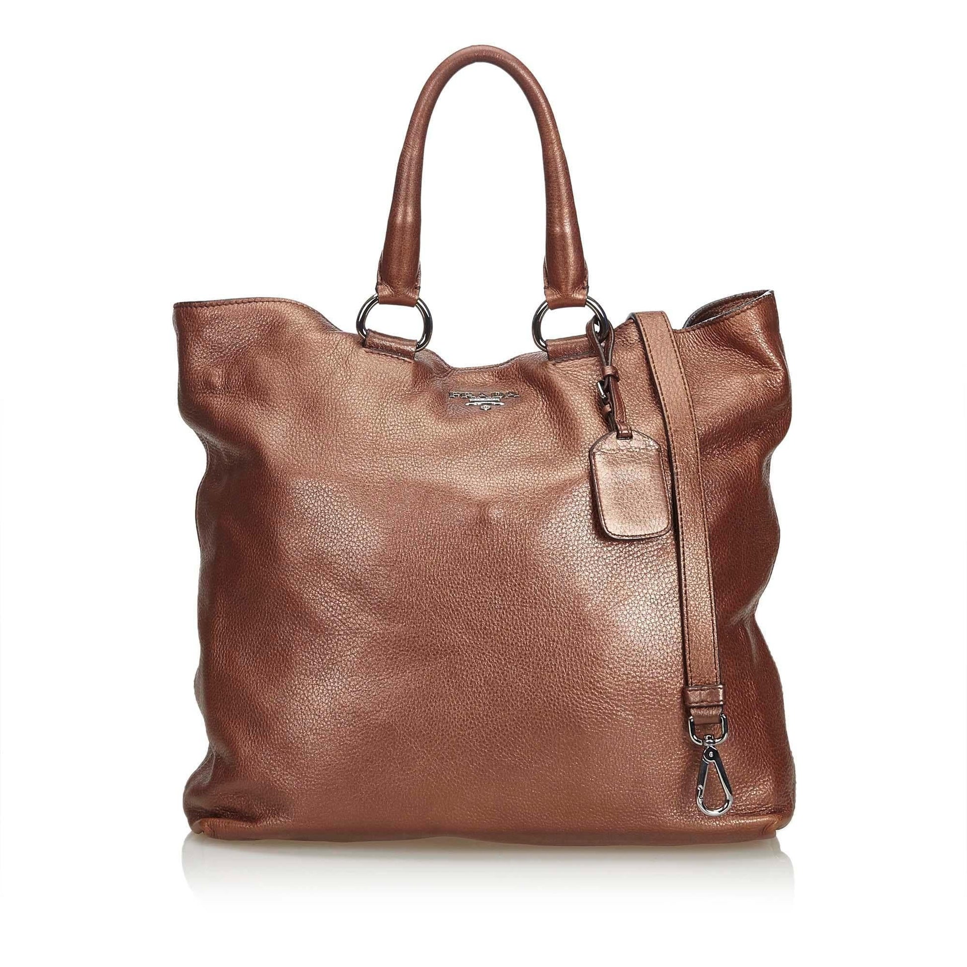 Prada Leather Tote ( )
