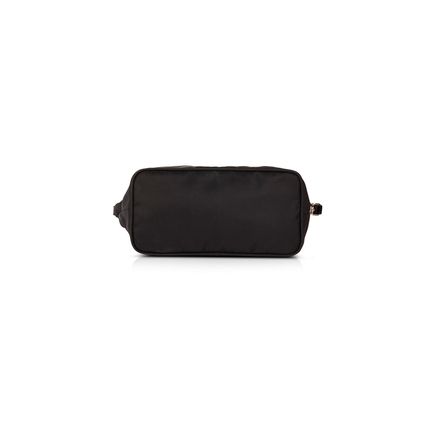 Prada Leather-Trimmed Tessuto Pochette
