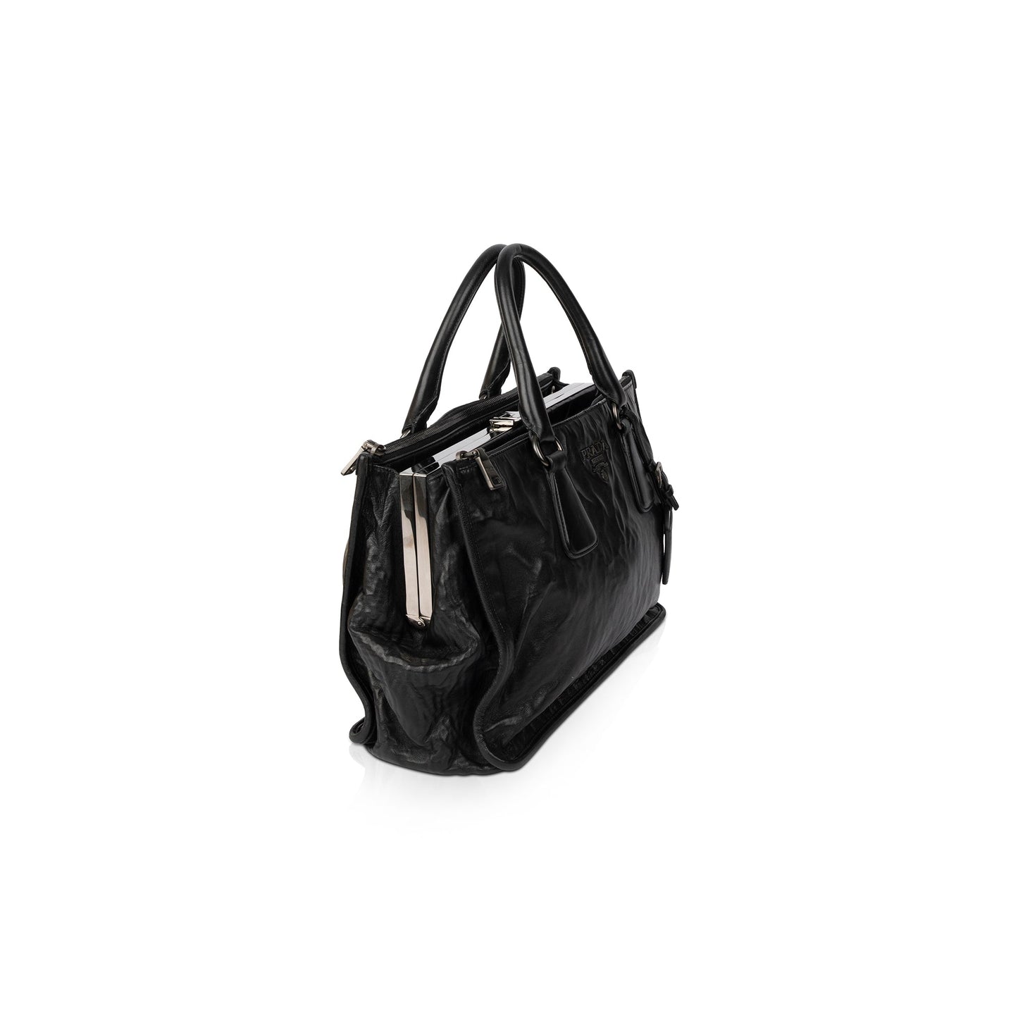 Prada Medium Nappa Antique Leather Tote