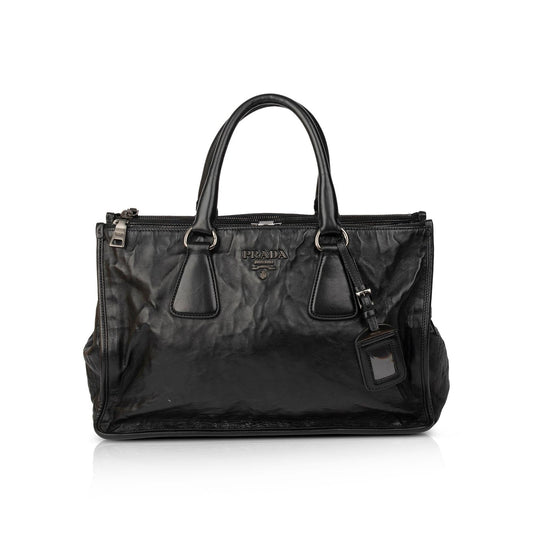 Prada Medium Nappa Antique Leather Tote