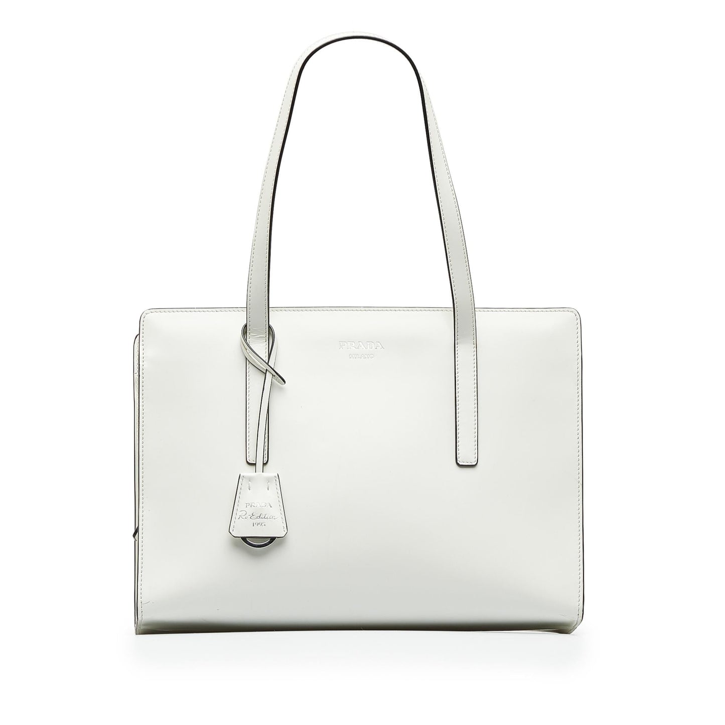 Prada Medium Re-Edition Leather Tote Bag (SHG-ZmtzAP)