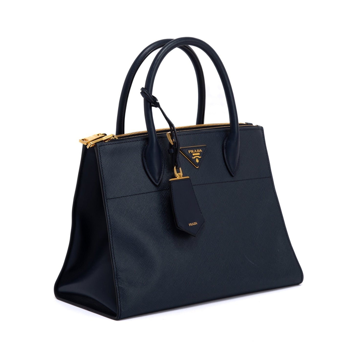 Prada Medium Saffiano & City Calf Leather Paradigme Tote