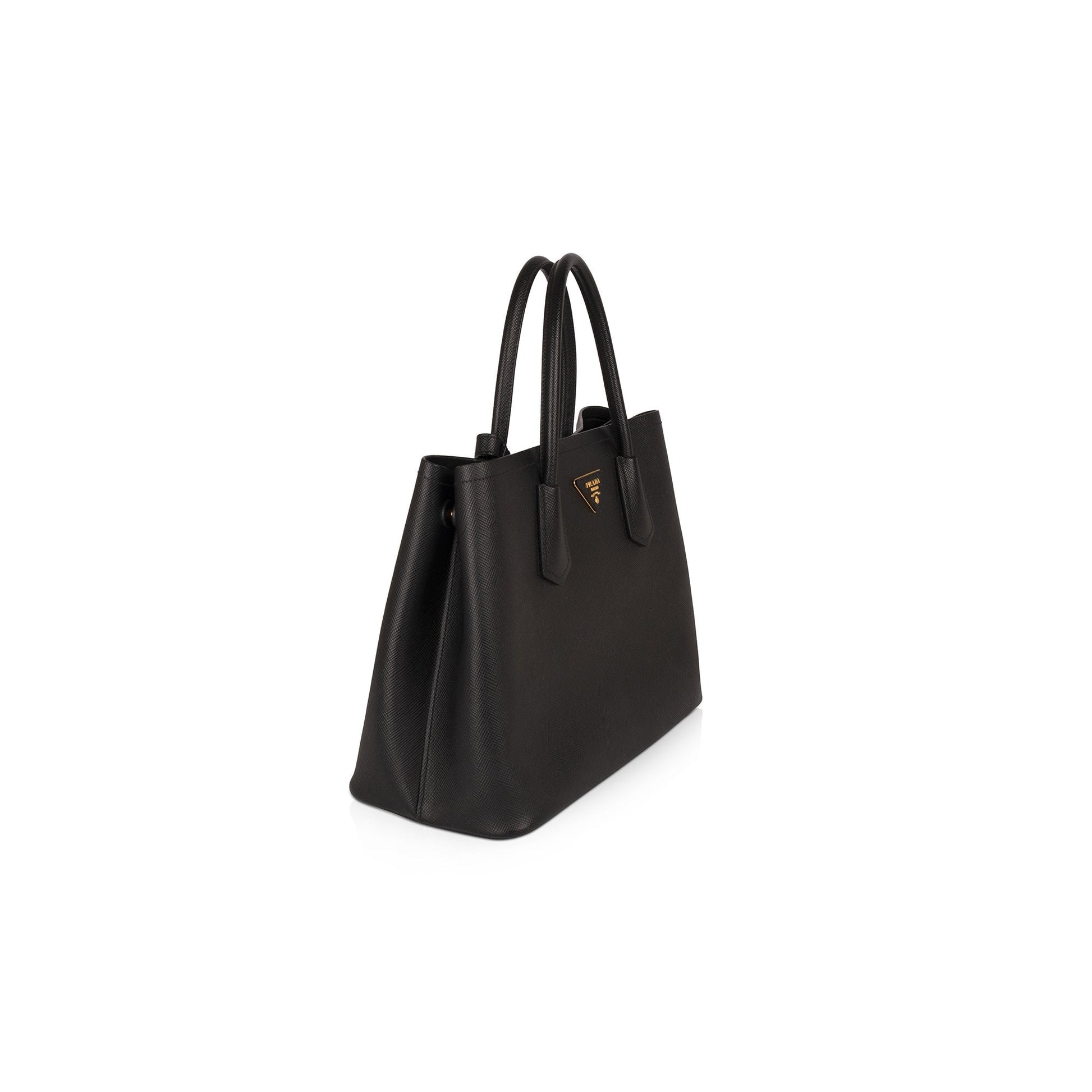 Prada Medium Saffiano Cuir Double Tote
