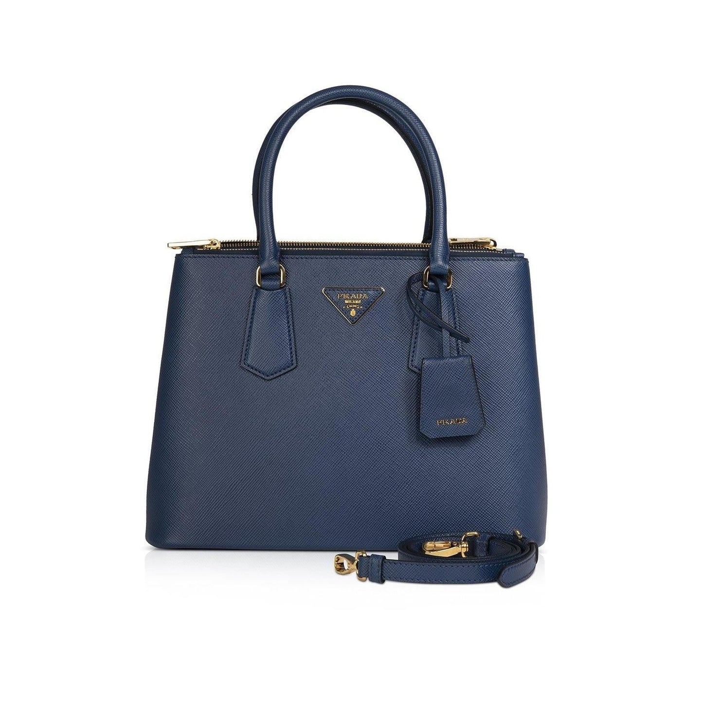 Prada Medium Saffiano Galleria Double Zip Tote