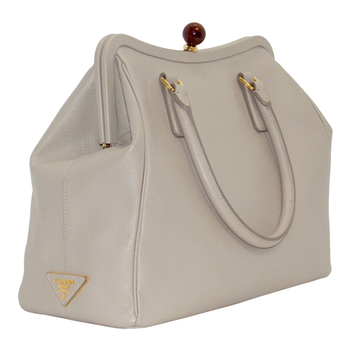 Prada Medium Saffiano Lux Doctor Frame Bag