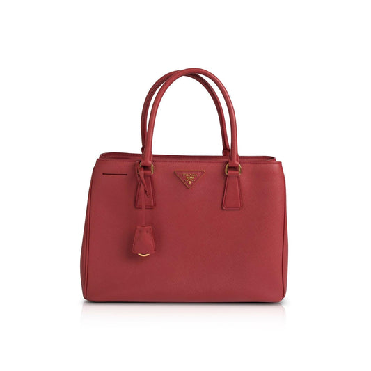Prada Medium Saffiano Lux Galleria Zip Tote