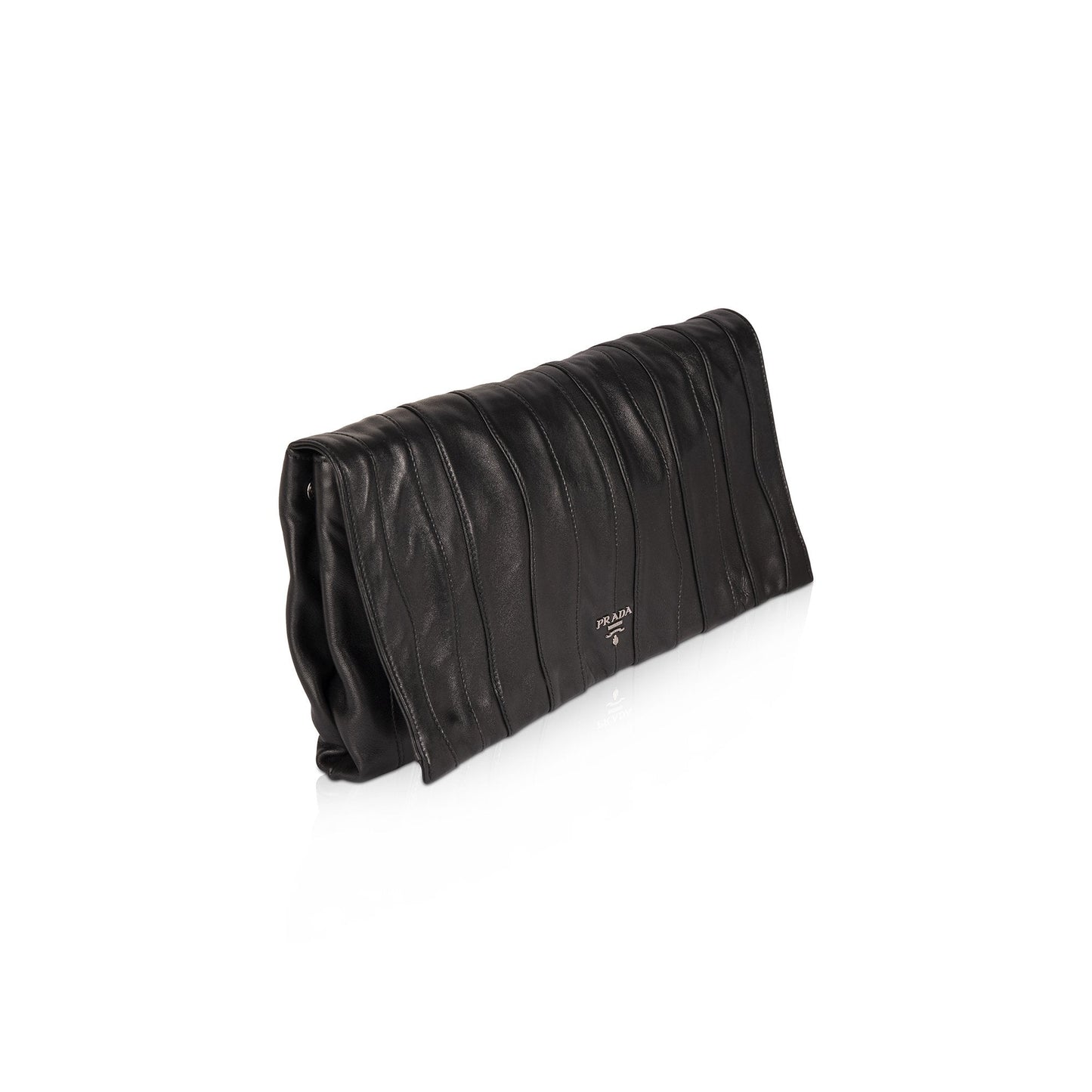 Prada Nappa Waves Clutch