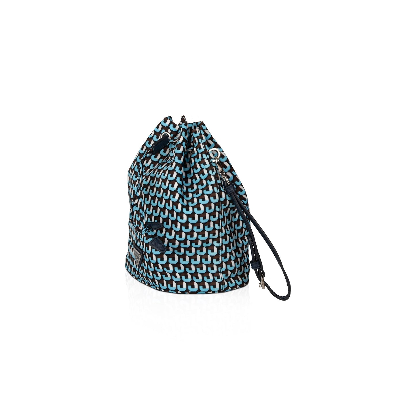 Prada Nylon Mini Bucket Wristlet Pouch