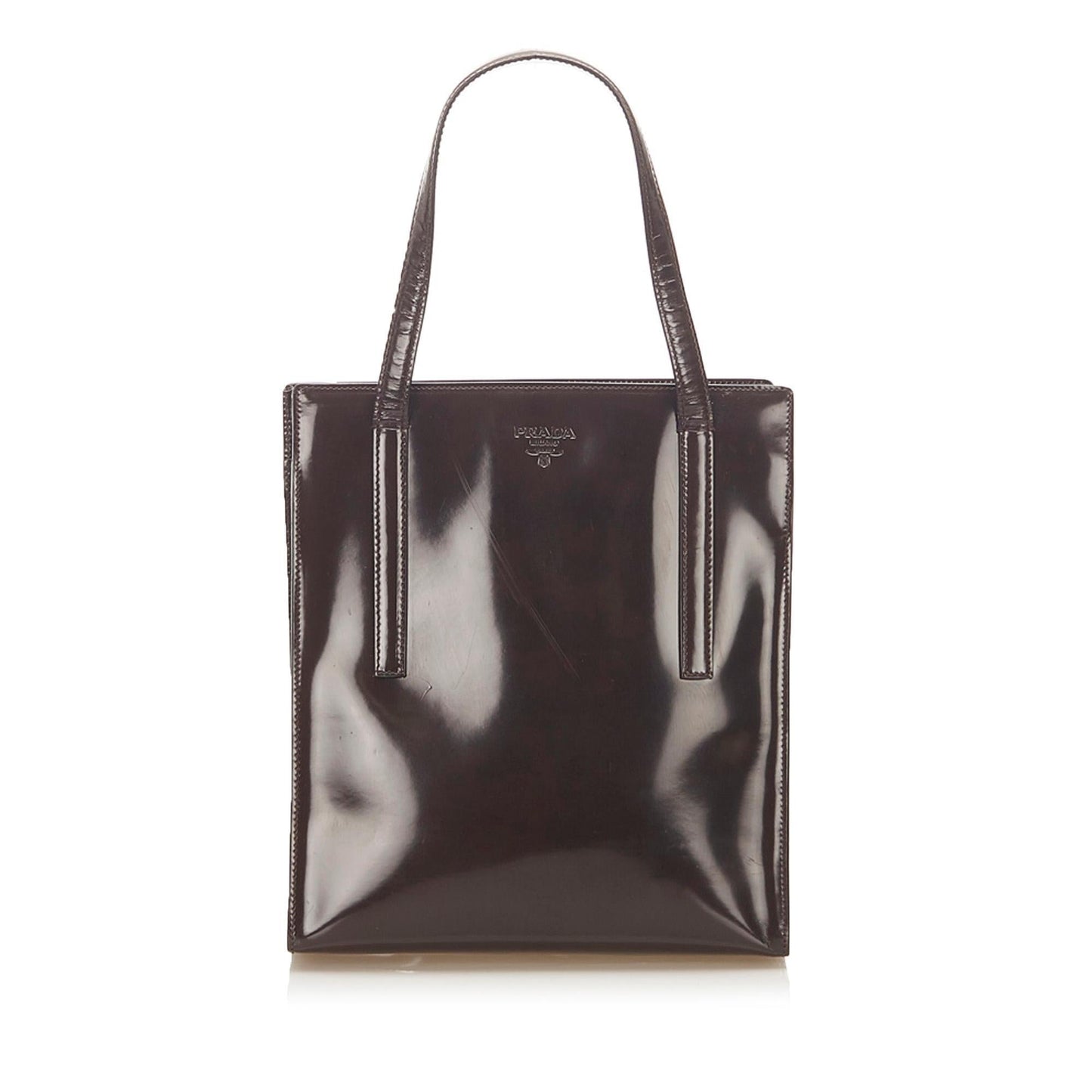 Prada Patent Leather Tote Bag ( )