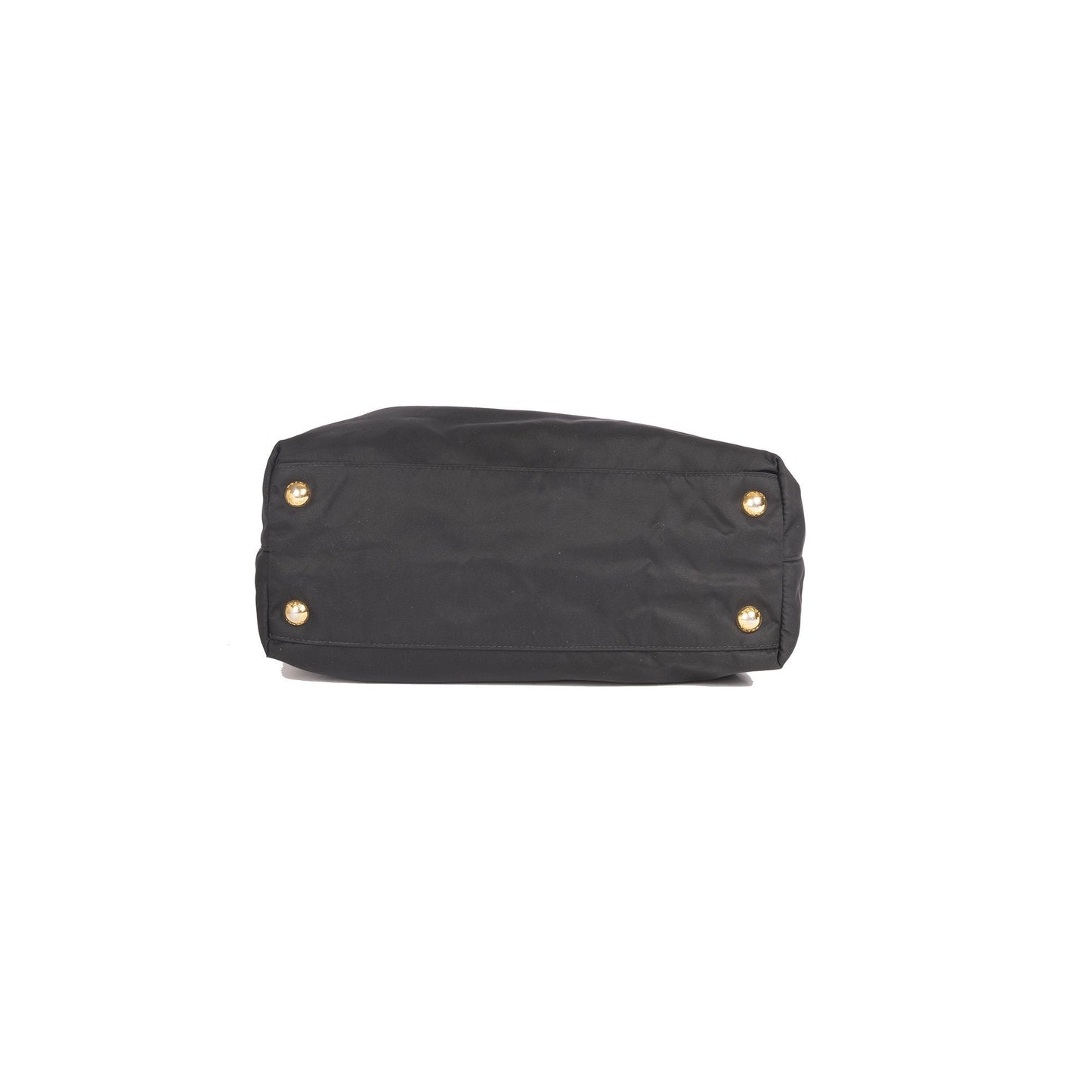 Prada Patent Leather Trimmed Tessuto Nylon Tote