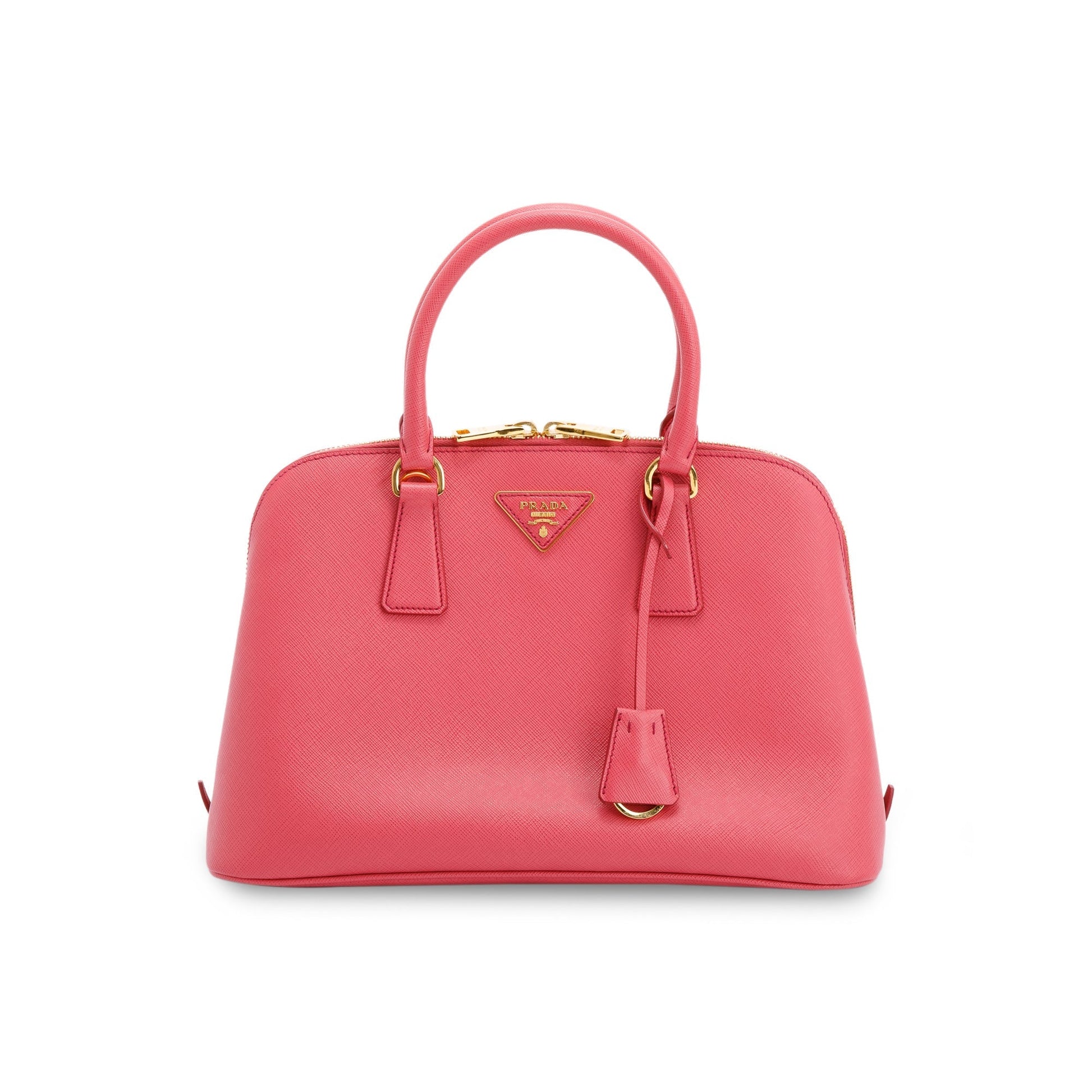 Prada Pink Medium Saffiano Lux Promenade Tote