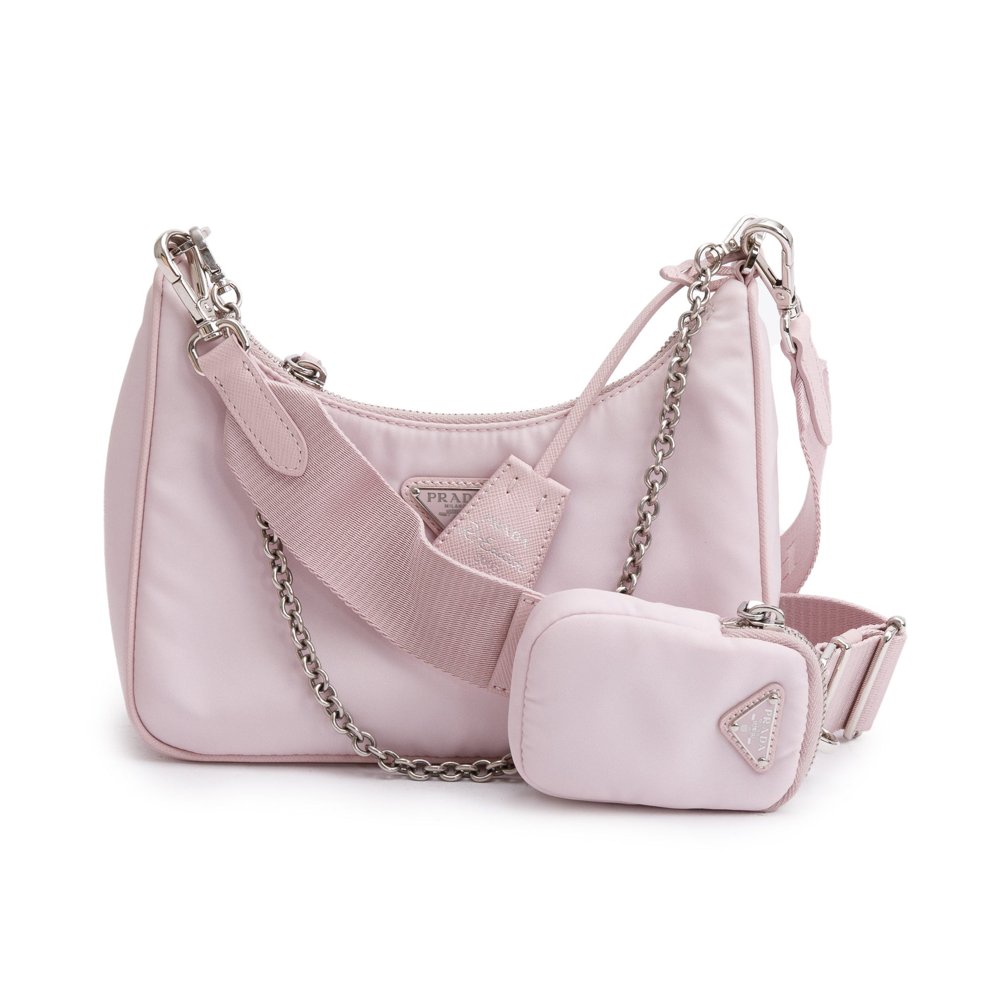 Prada Pink Re-Edition 2005 Re-Nylon Shoulder Bag