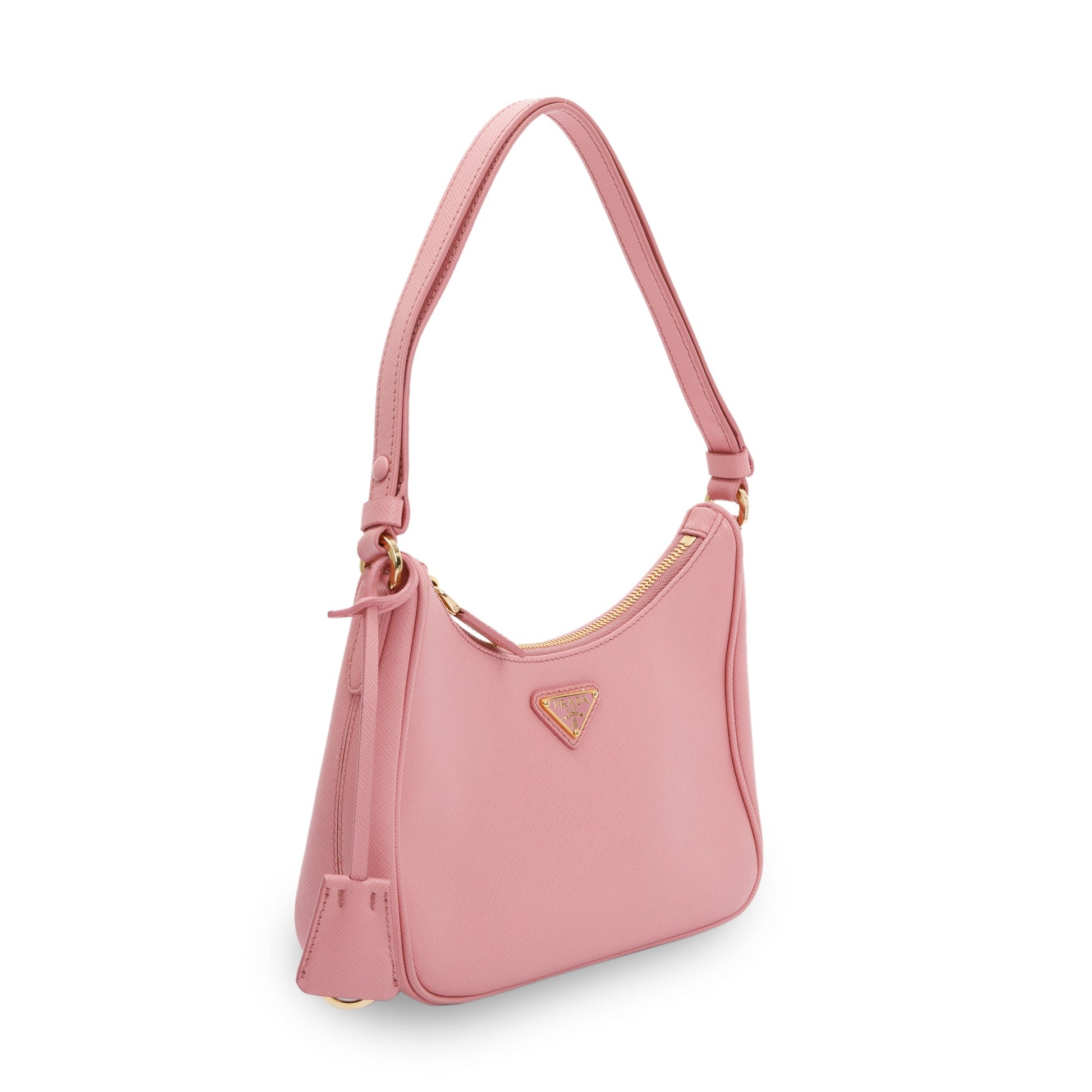 Prada Pink Re-Edition Saffiano Leather Mini Bag
