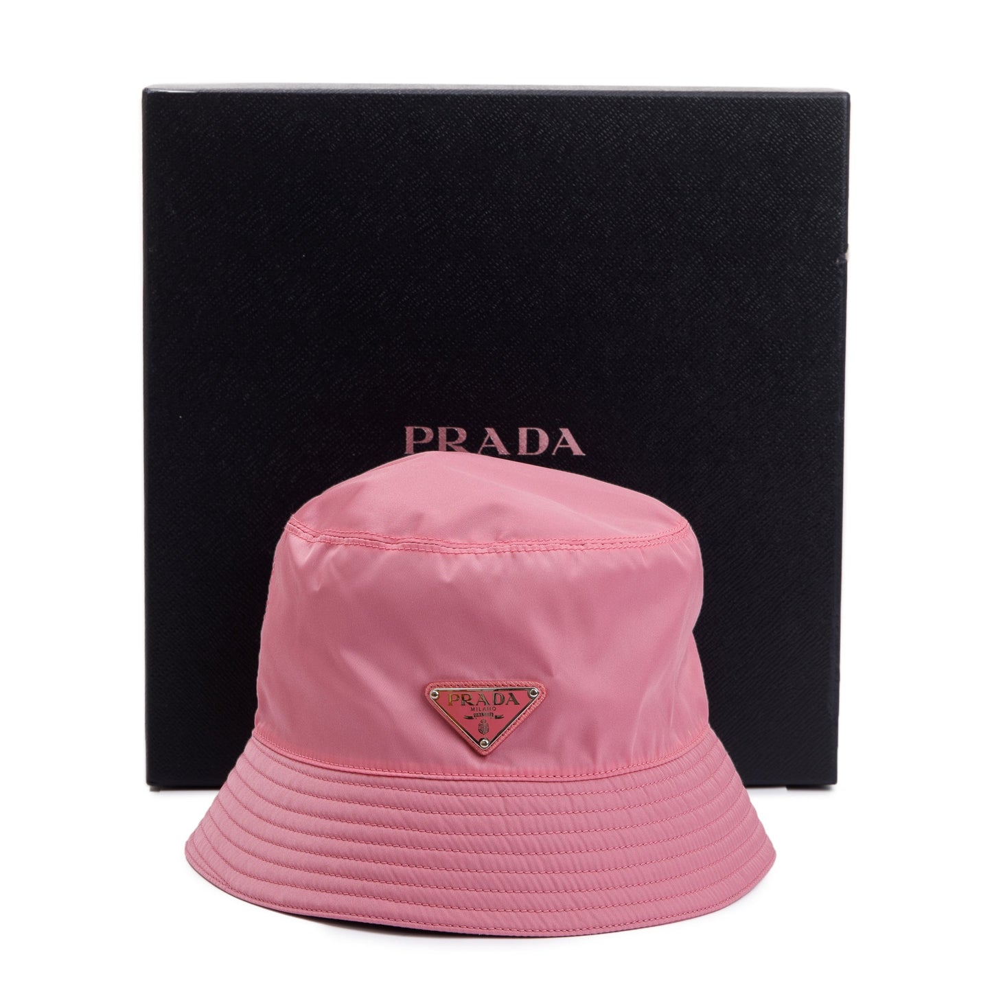 Prada Pink Re-Nylon Bucket Hat