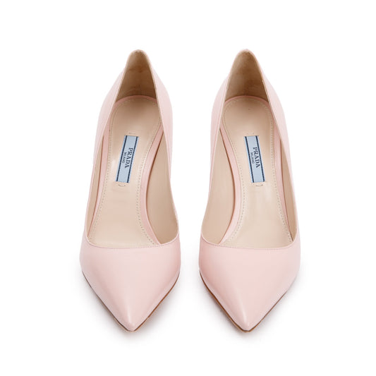 Prada Pink Spazzolato 14 Calzature Donna Pumps, Size 37.5