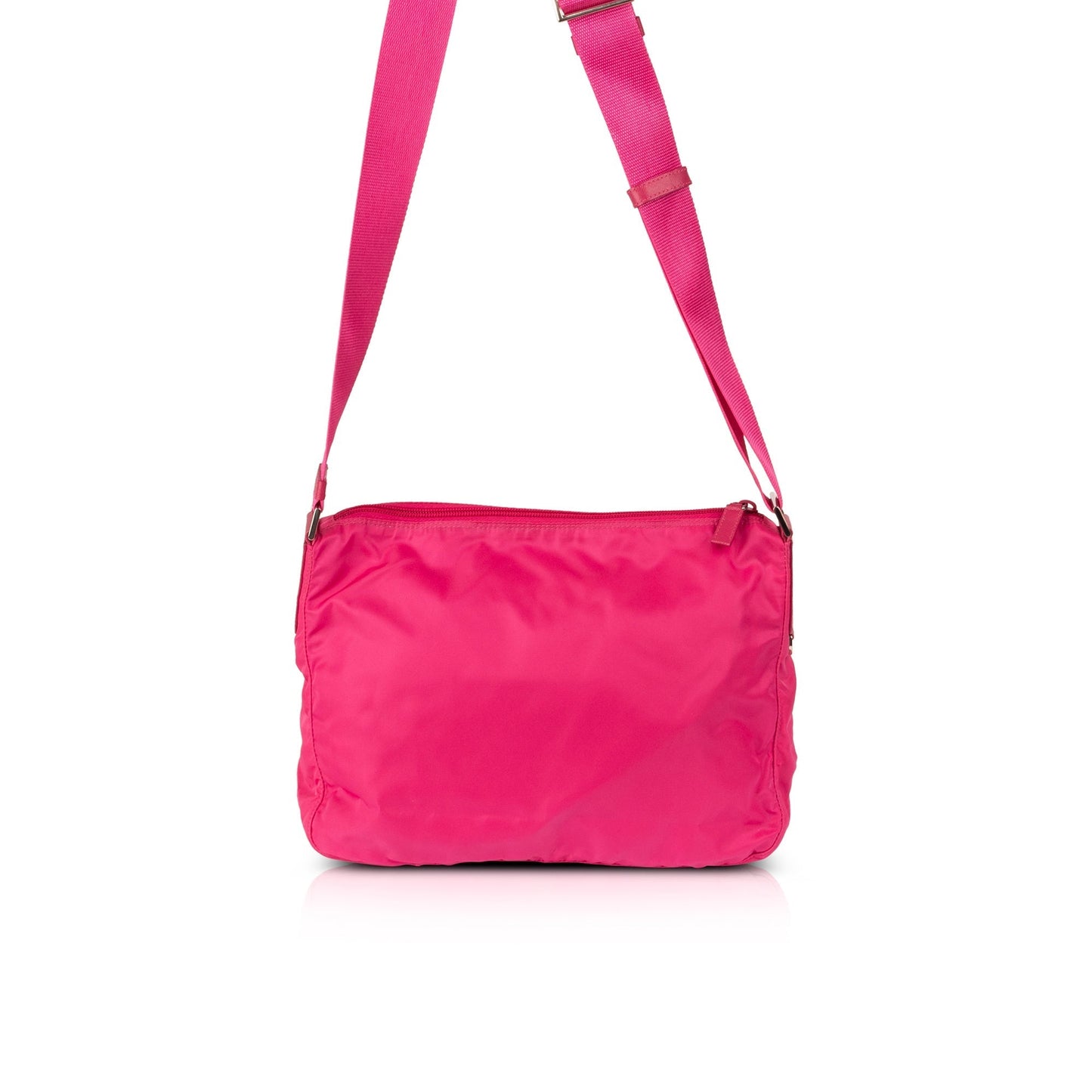 Prada Pink Tessuto Nylon Vela Messenger Bag
