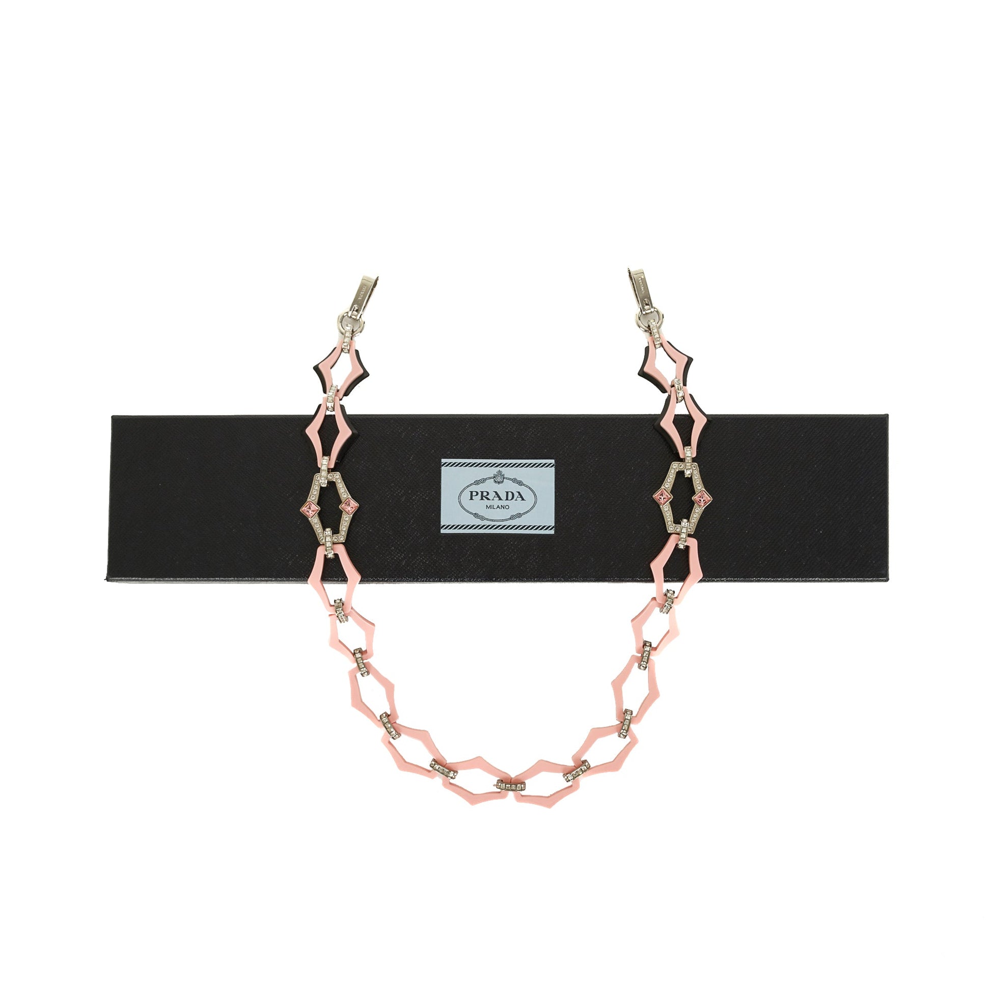 Prada Plex Crystal Resin Bag Strap