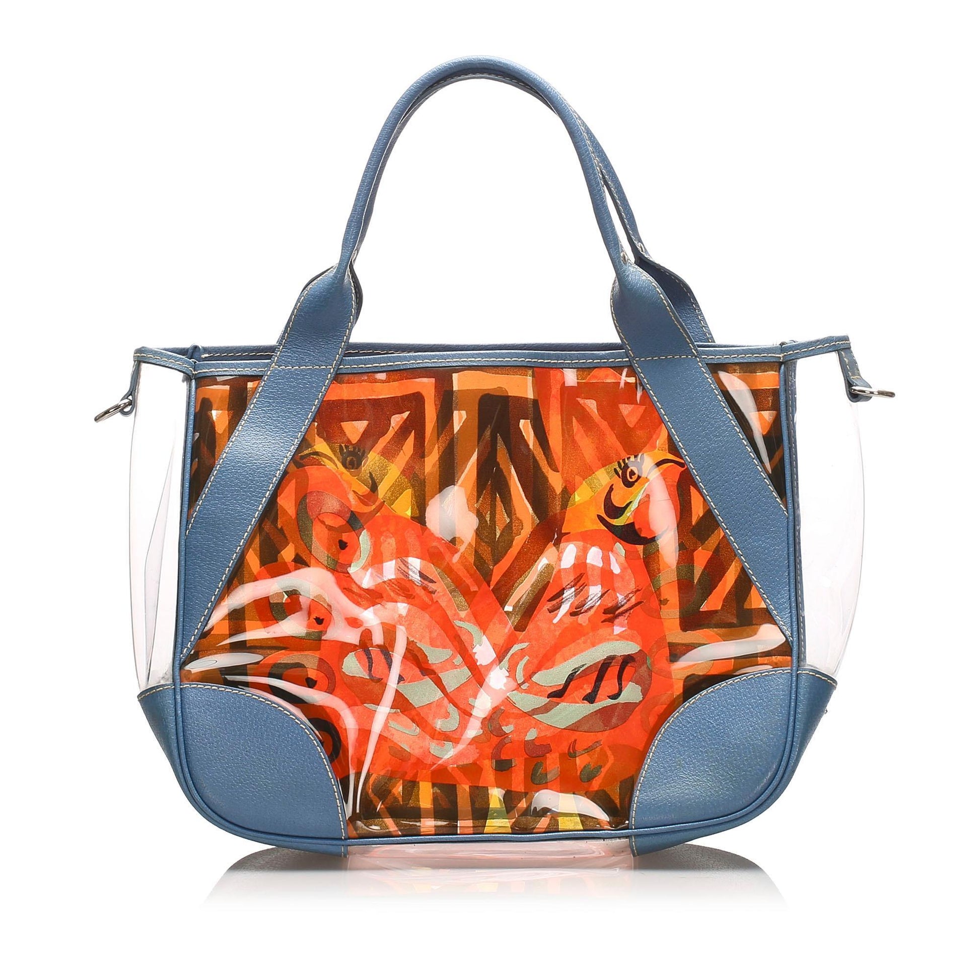 Prada Printed Vinyl Tote Bag ( )