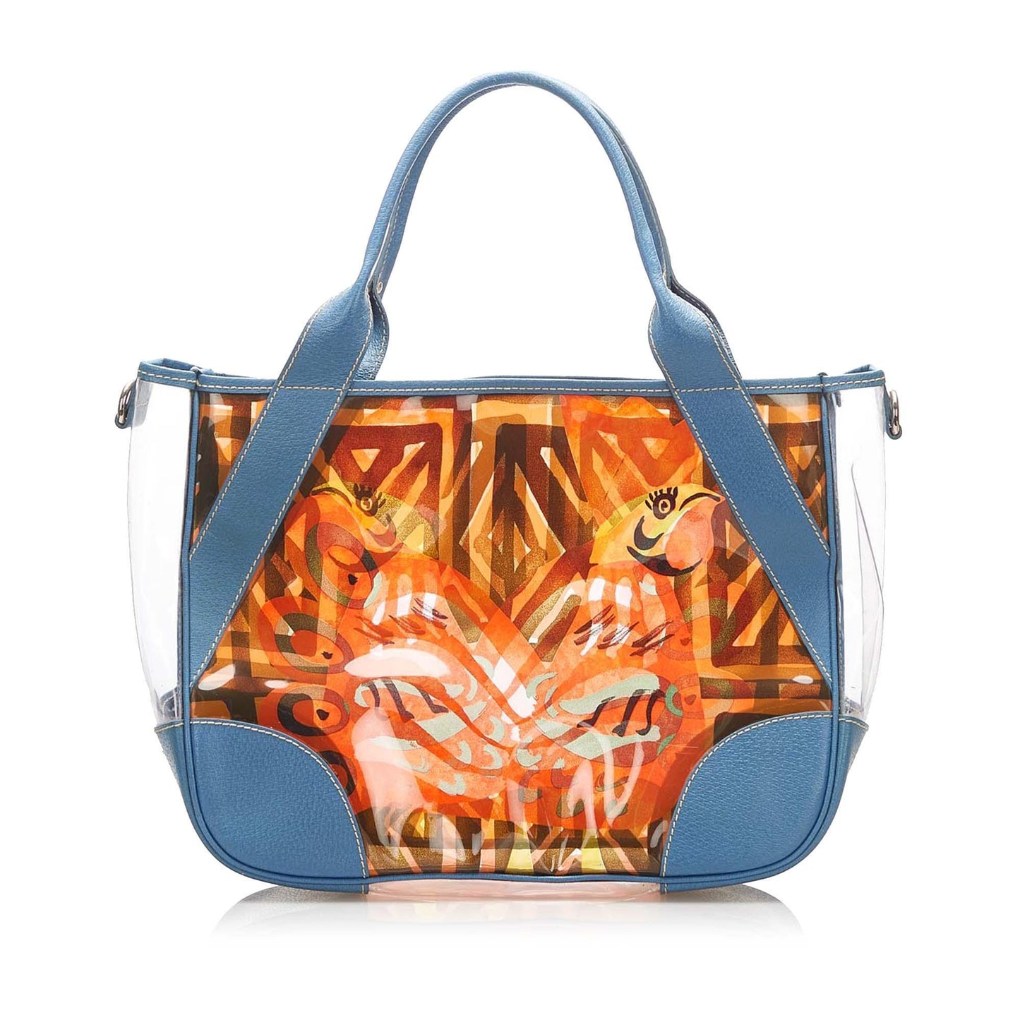 Prada Printed Vinyl Tote Bag ( )