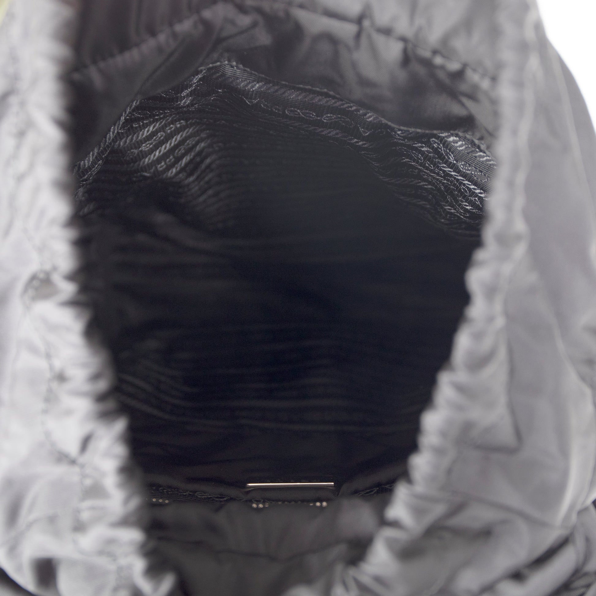 Prada Quilted Tessuto Nylon Double Buckle Backpack