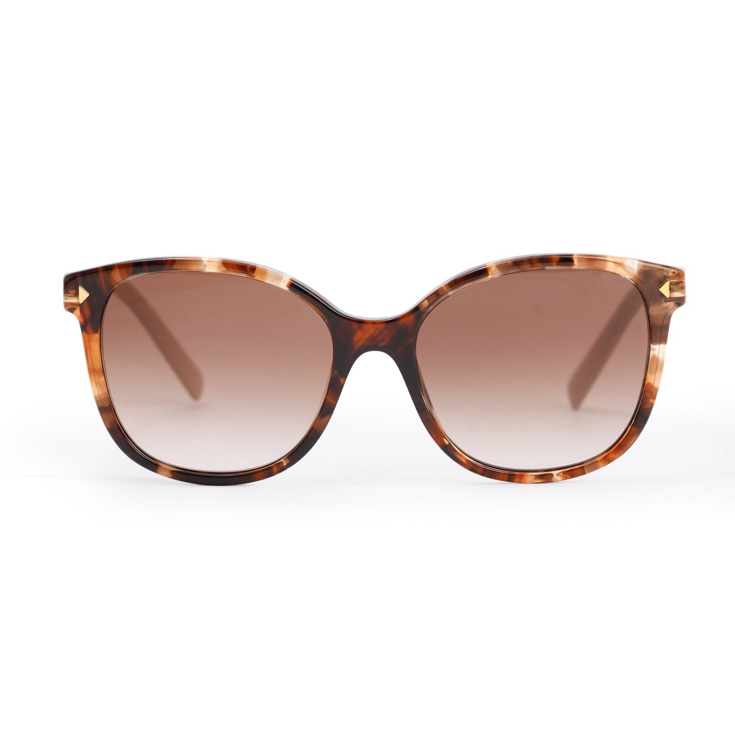 Prada SPR 22Z Beige/Brown Acetate Gradient Sunglasses