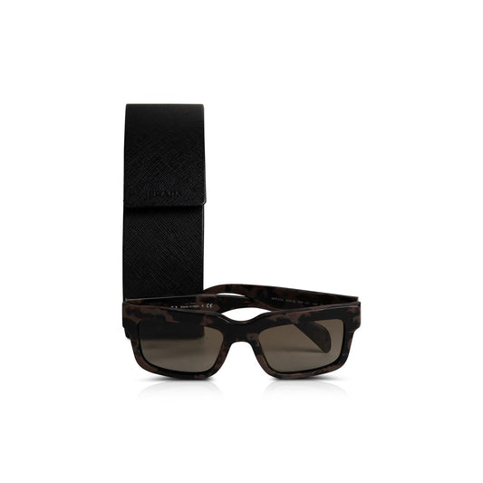 Prada SPR01Q Camo Chunky Sunglasses
