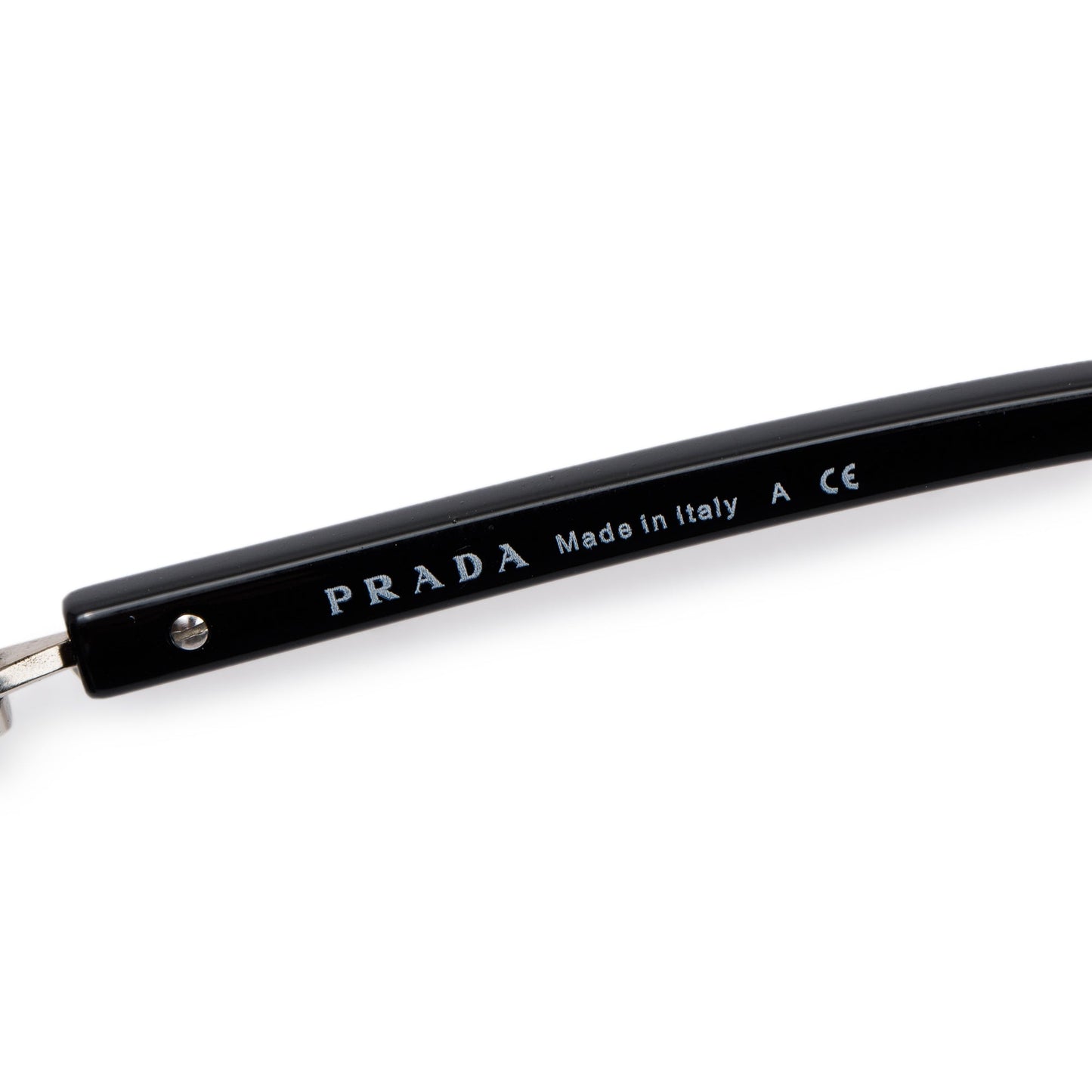 Prada SPR59L Silver-Tonte Metal Aviator Sunglasses
