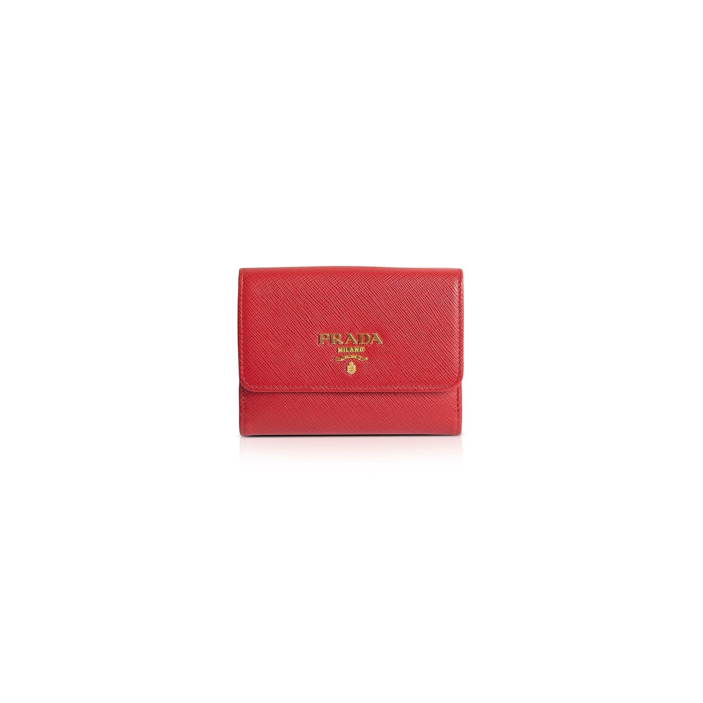 Prada Saffiano Leather Compact Wallet