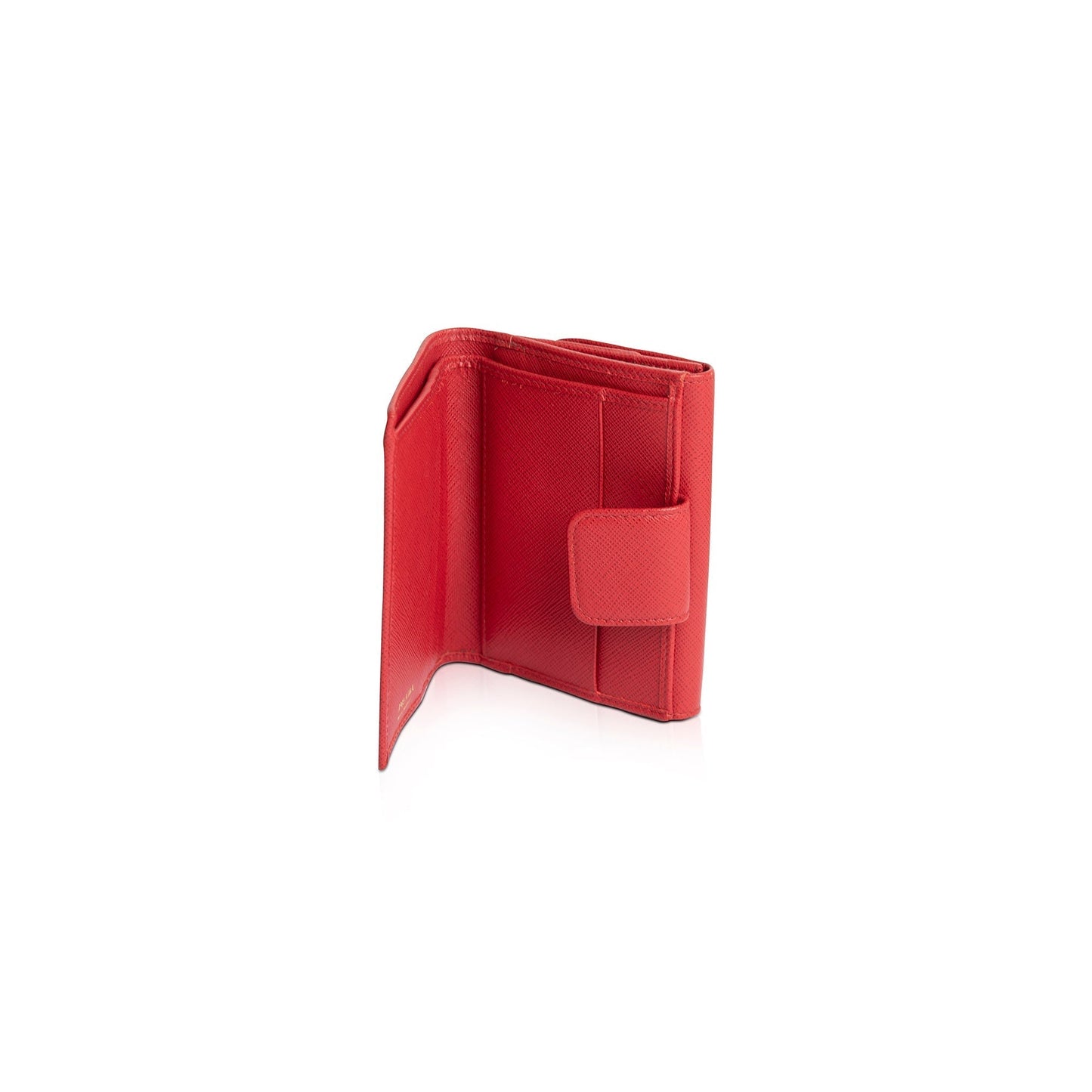 Prada Saffiano Leather Compact Wallet