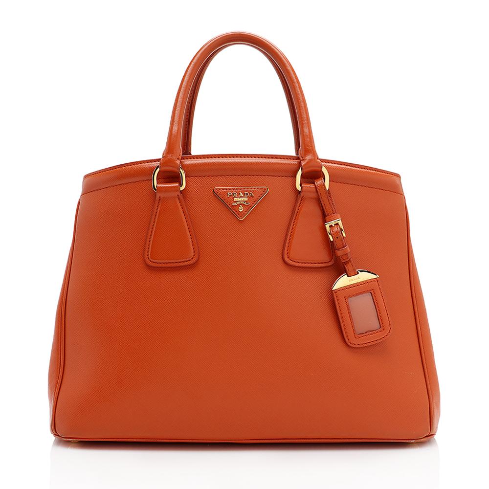 Prada Saffiano Leather Parabole Tote ( )