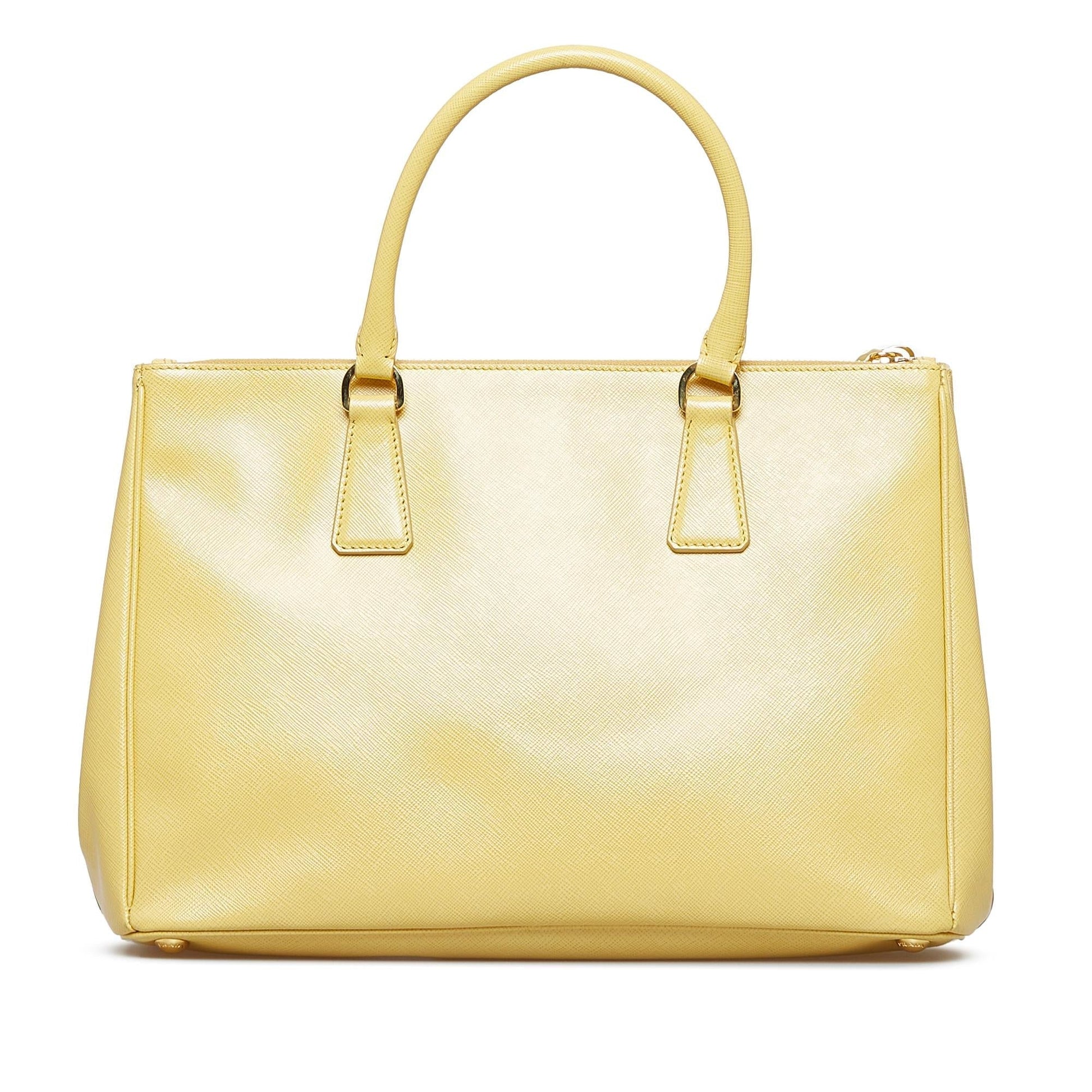 Prada Saffiano Lux Galleria Double Zip (SHG-yFcskK) Luxury Handbag